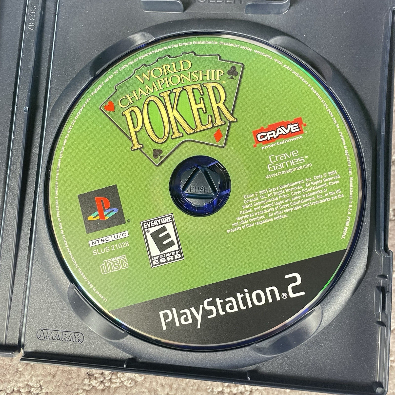 PS2 3 Games CIB Black Label w/ Reg Cards: Fur Fighters, State Emergency, Poker