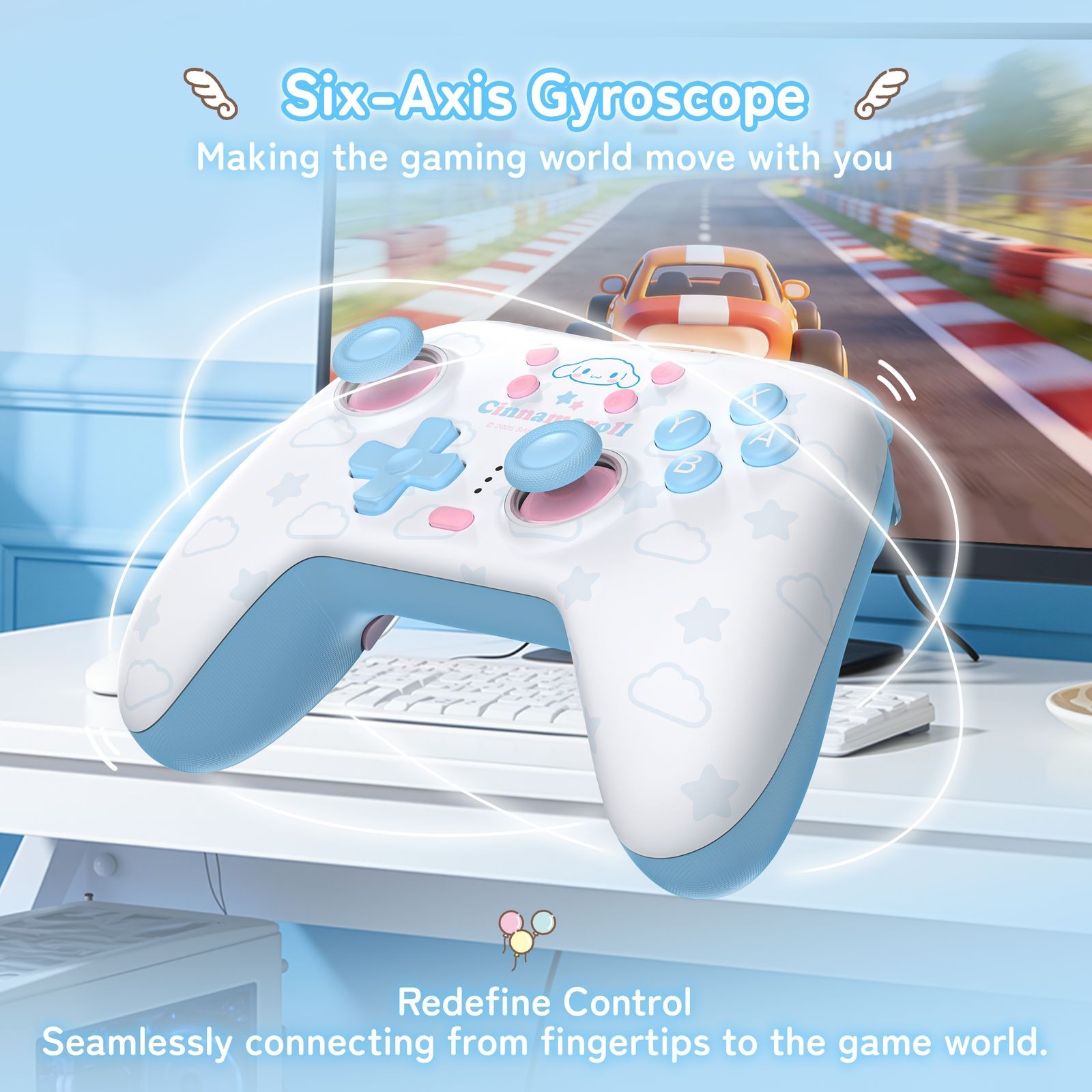 GeekShare Switch Wireless Controller Bluetooth Gamepad for PC/Switch/iOS/Android