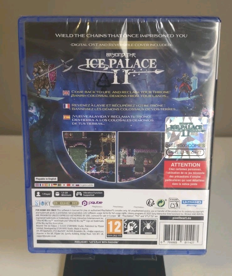 Beyond the Ice Palace II Sony PS4 Limited Edition Digital OST PEGI 12 PAL Sealed