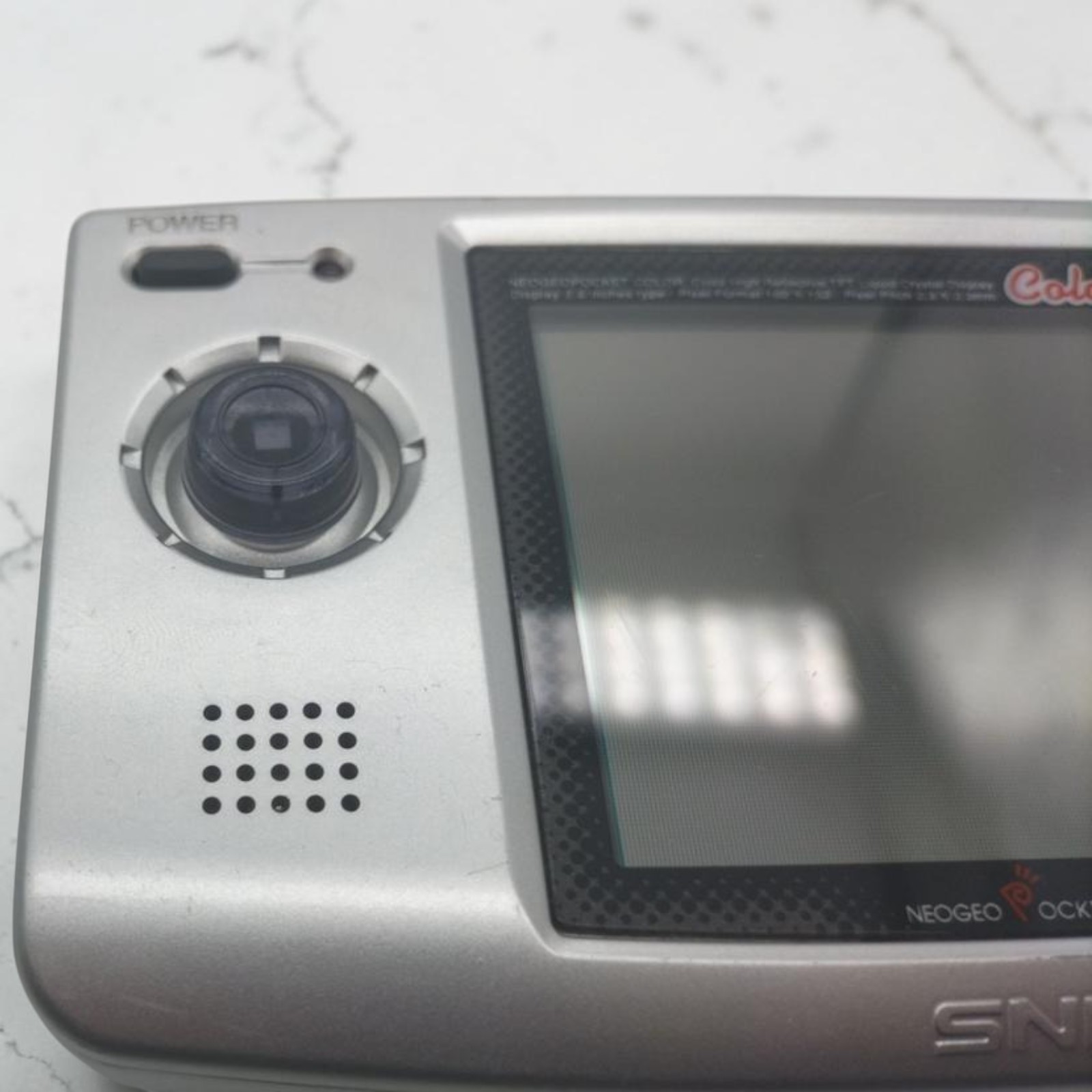 SNK Neo Geo Pocket Color Silver Handheld Console Tested Working Used Japan