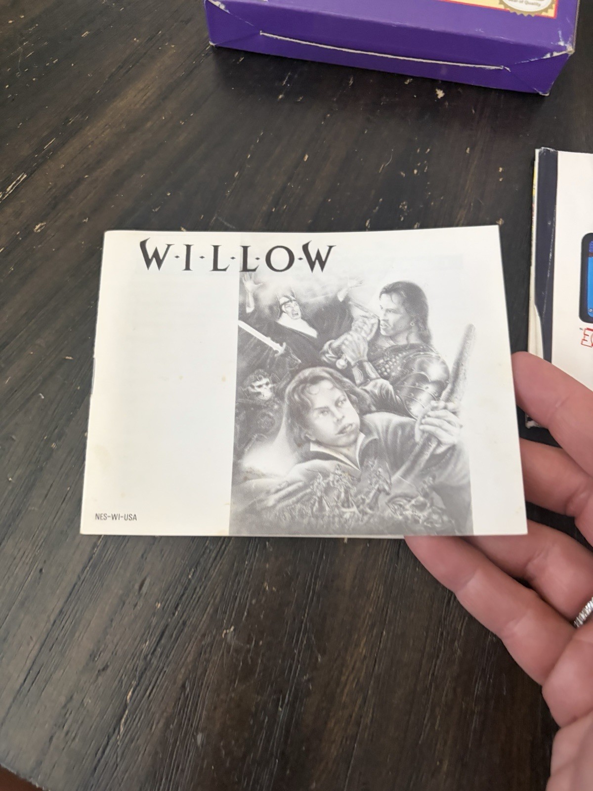 Nintendo NES Game Willow CIB Complete In Box