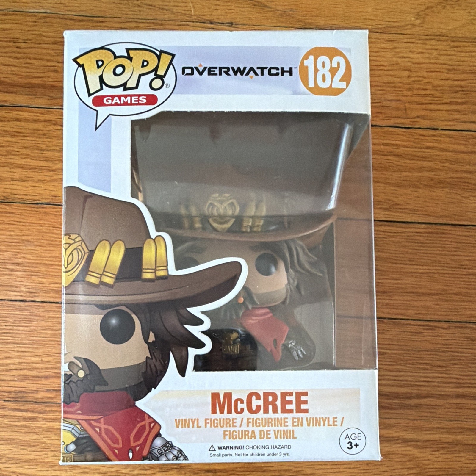 Funko Pop! Games Overwatch McCree Vinyl Figure #182 2017 MPN DRM170309