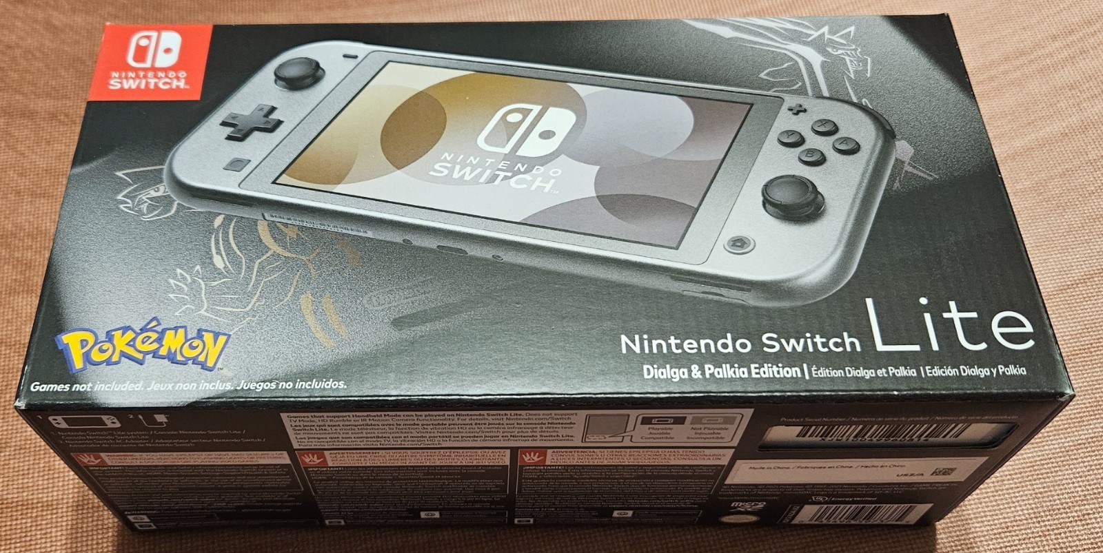 Nintendo Switch Lite: Pokemon Dialga&Palkia Edition – BRAND NEW&FACTORY SEALED!