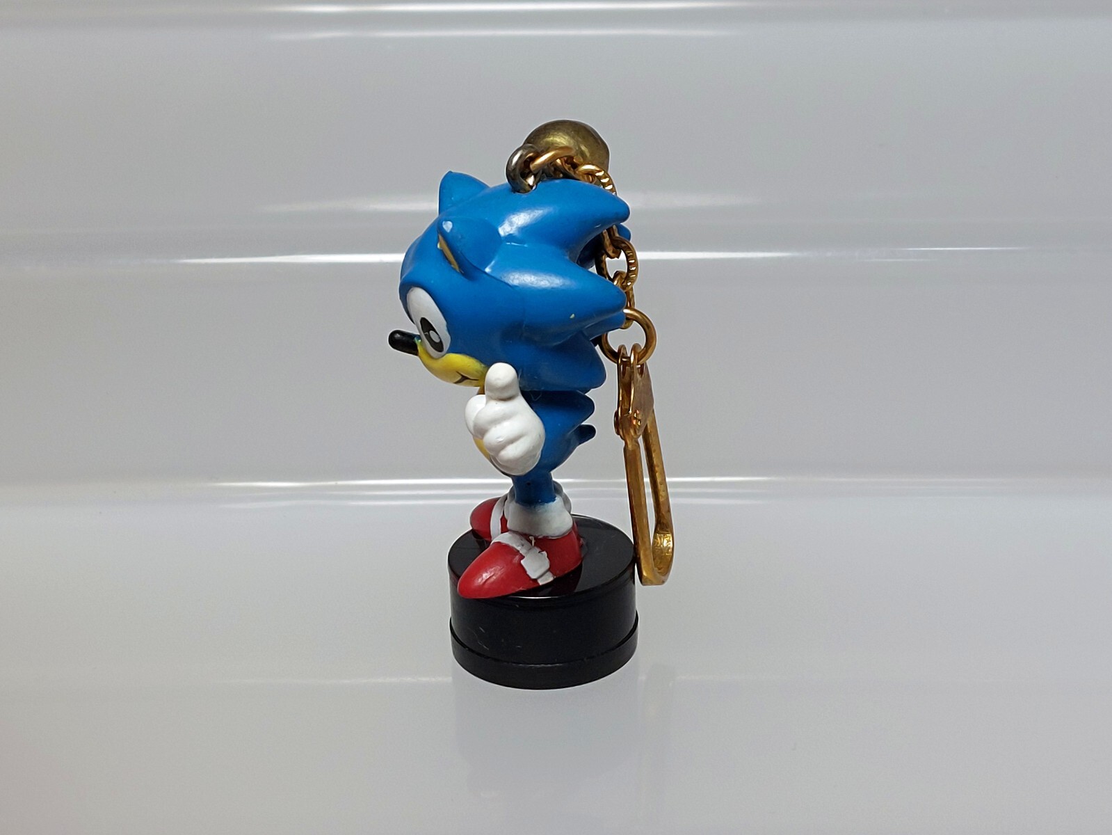 Sonic the Hedgehog Mini Stamper Keychain Figure SEGA 1991 Vintage Japan 1.8in