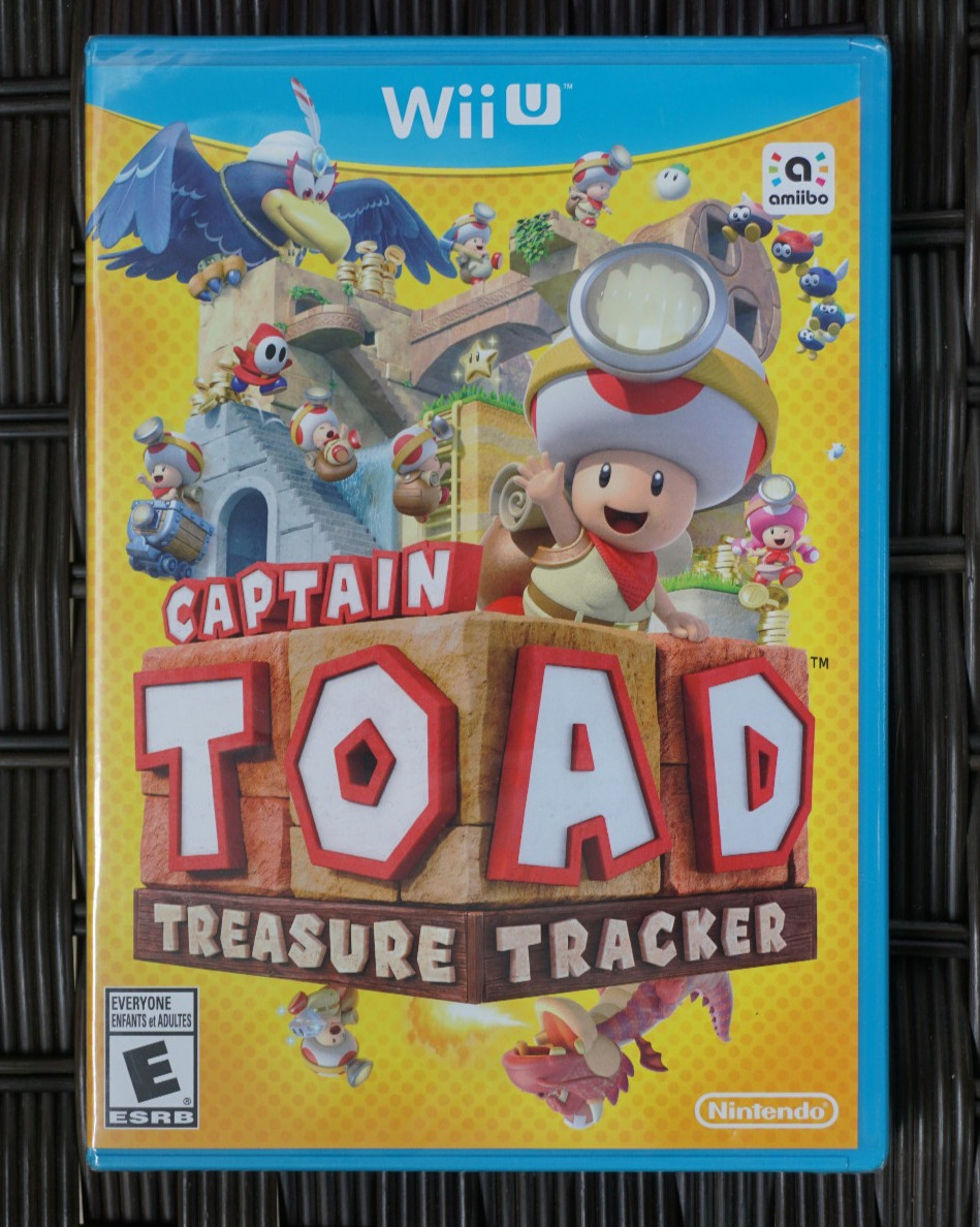 Captain Toad Treasure Tracker NFR Not for Resale US WiiU Wii U Factory Sealed