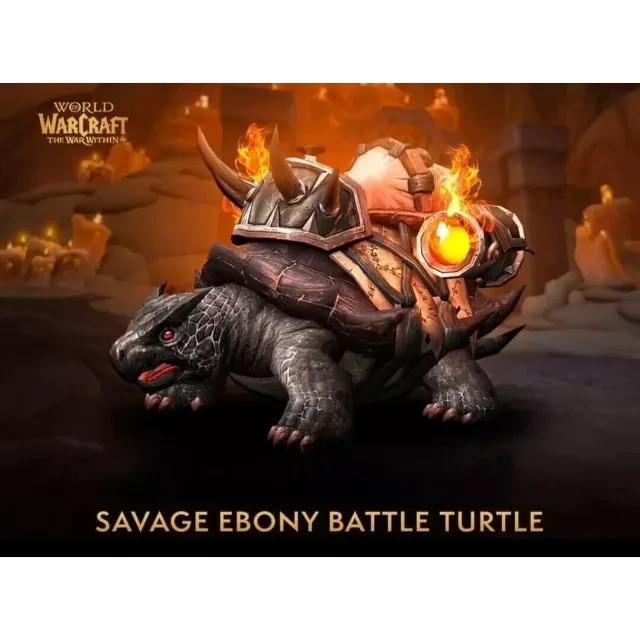 World of Warcraft x SteelSeries – Savage Ebony Battle Turtle ✨️ WoW TCG ✨️