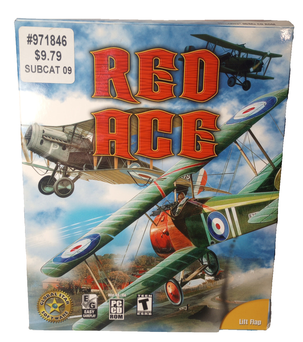 Red Ace (PC, 2001) Global Star Software Flying Combat PC Game BIG BOX BRAND NEW