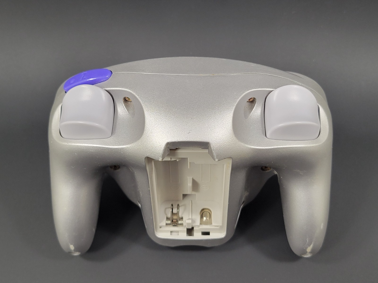 Nintendo Gamecube DOL-004 Wavebird Controller Platinum No Reciever For Parts