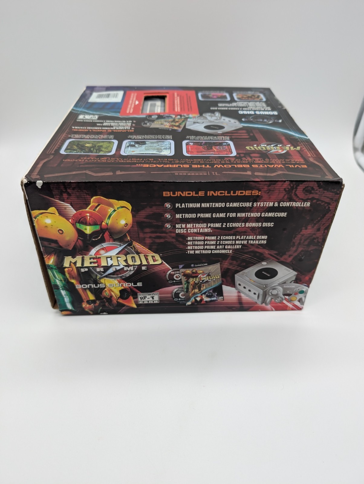 Platinum Metroid Prime Console Bundle Nintendo GameCube, SEALED! VGA, Brand New!
