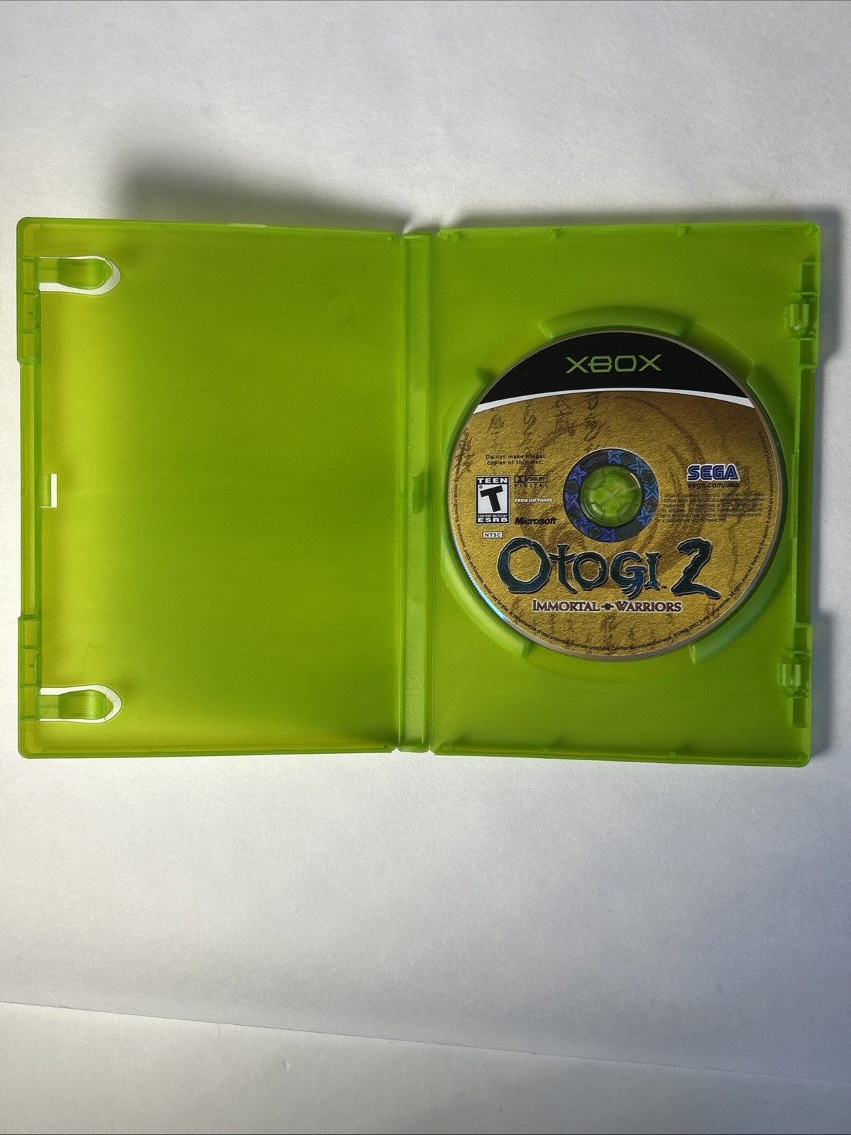 Otogi 2: Immortal Warriors (Microsoft Xbox, 2004) Game Disc And Generic Case ￼