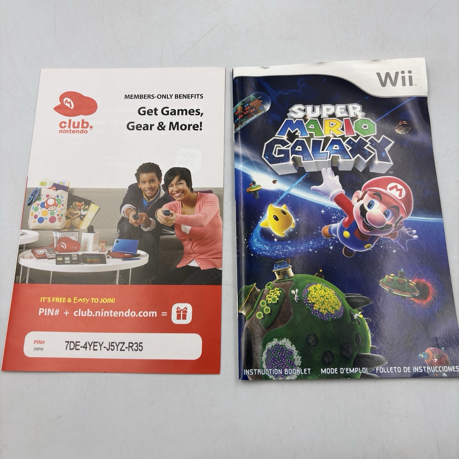 Super Mario Galaxy (Nintendo Wii, 2007) Complete CIB Tested