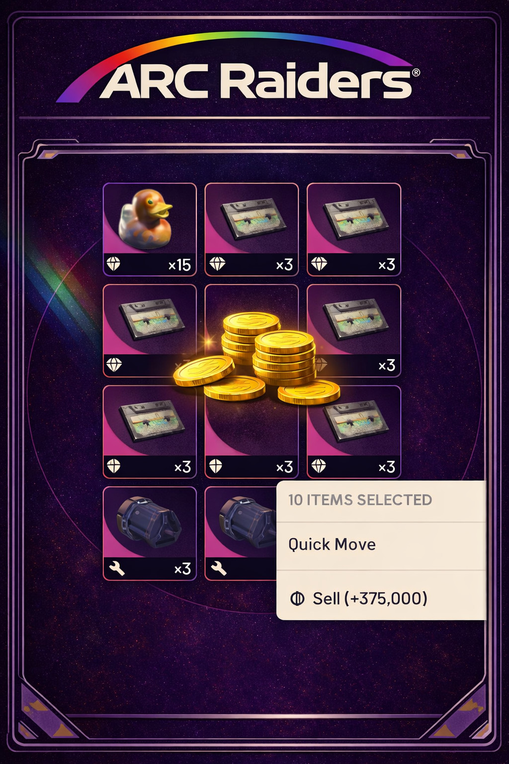 Arc Raiders 200k Coins/Weapons + Fast delivery!
