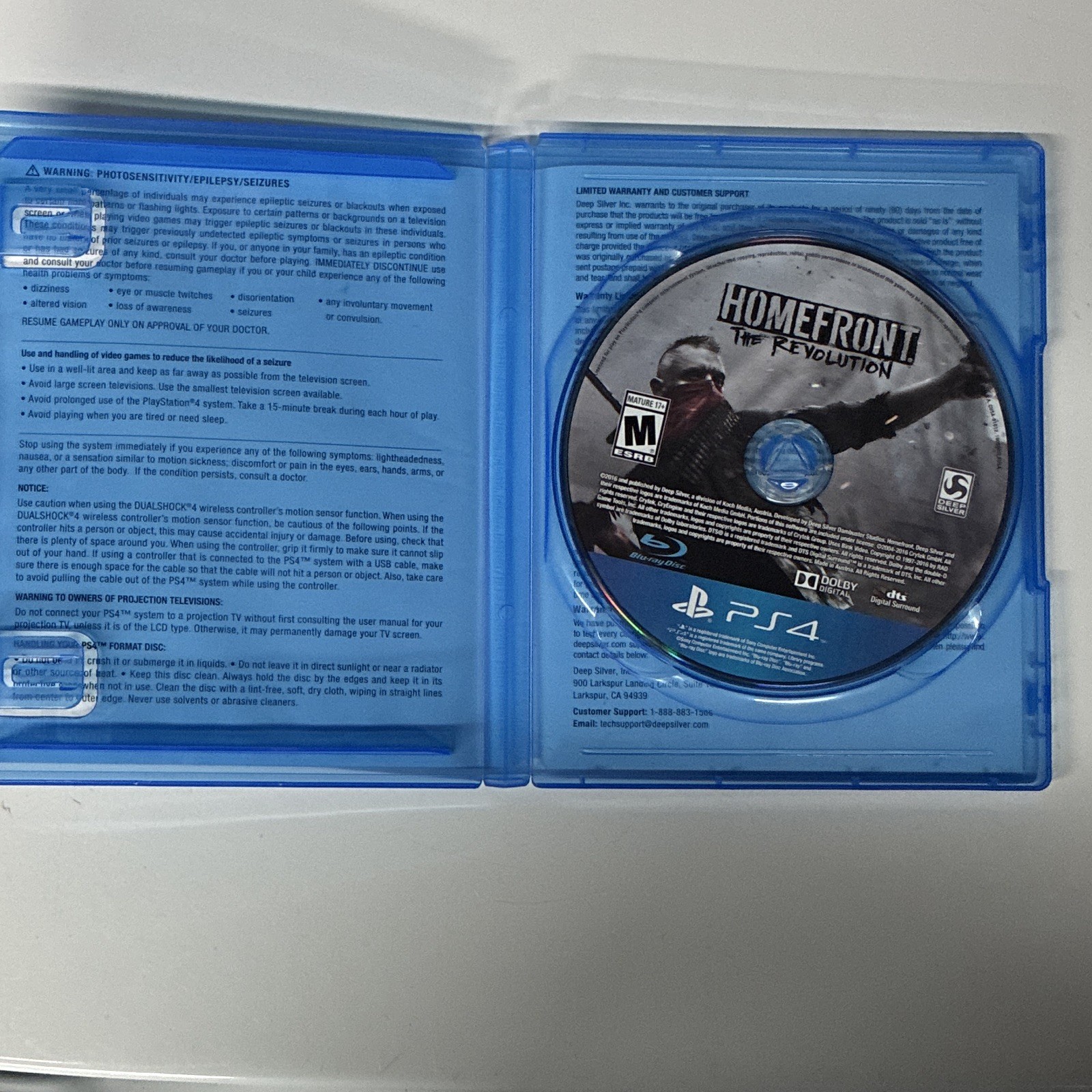 Deep Silver Homefront: The Revolution PS4 2016 M NTSC-U/C Online Multiplayer