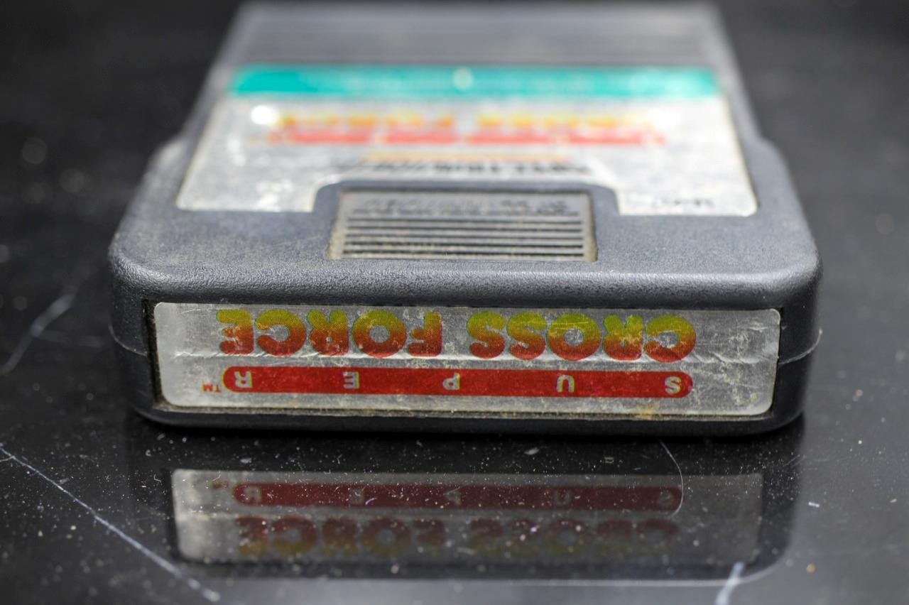 SUPER CROSS FORCE Authentic Spectravision ColecoVision Video Game Cartridge RARE