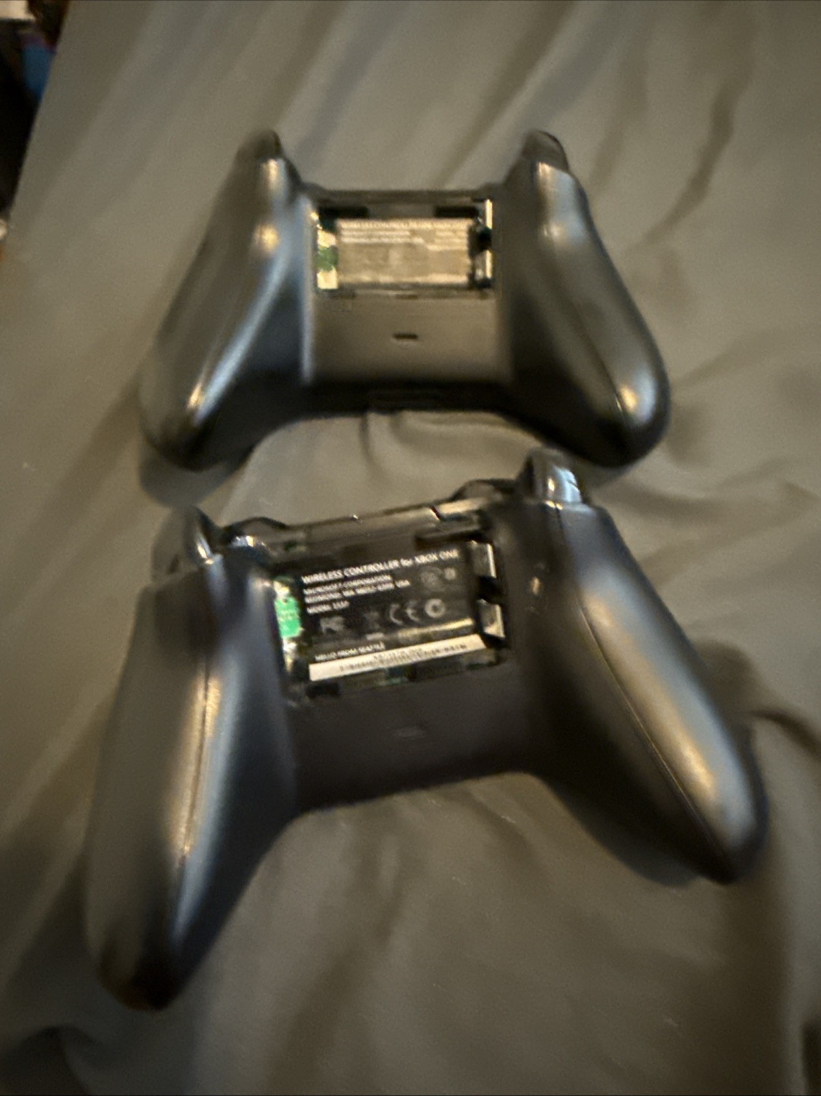 Xbox One Controllers Quantity Of 2 Black Model 1537 And 1708