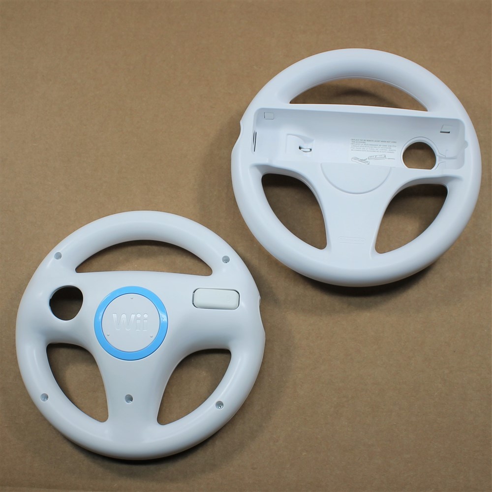 Nintendo Wii Original Racing Steering Wheel Attachment – 2 Pack