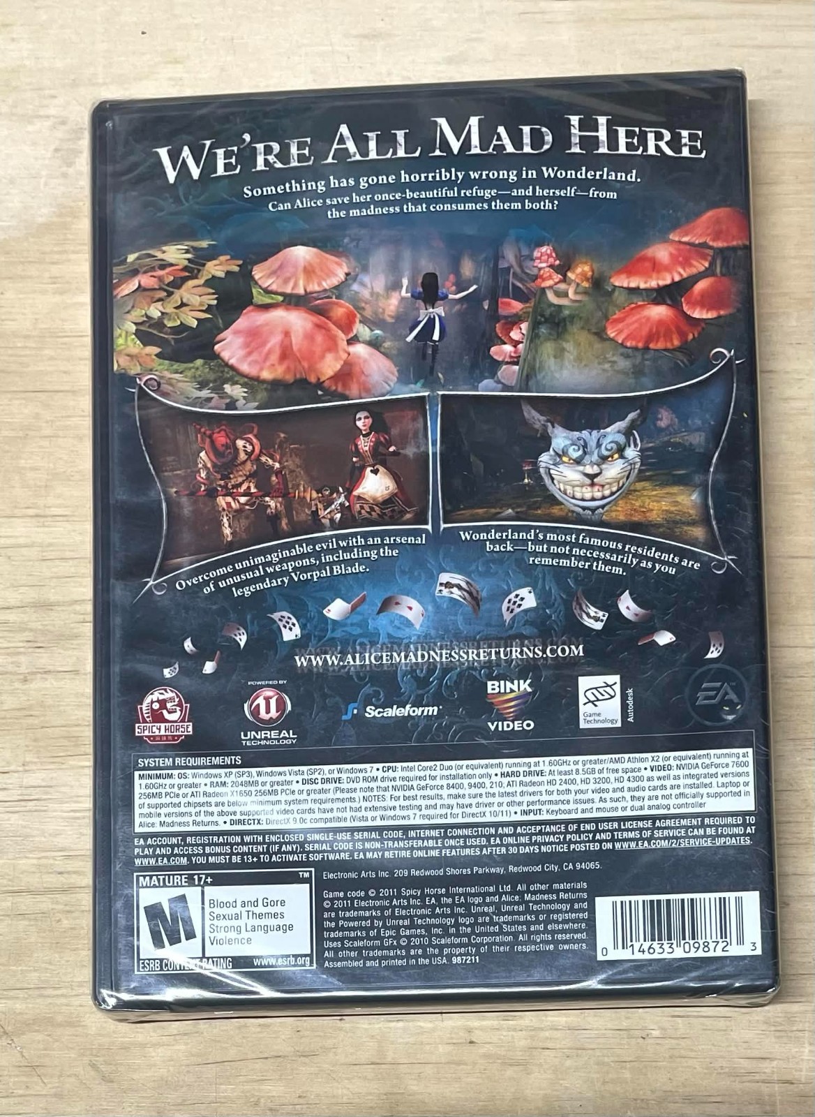 NEW Alice: Madness Returns (PC, 2011)