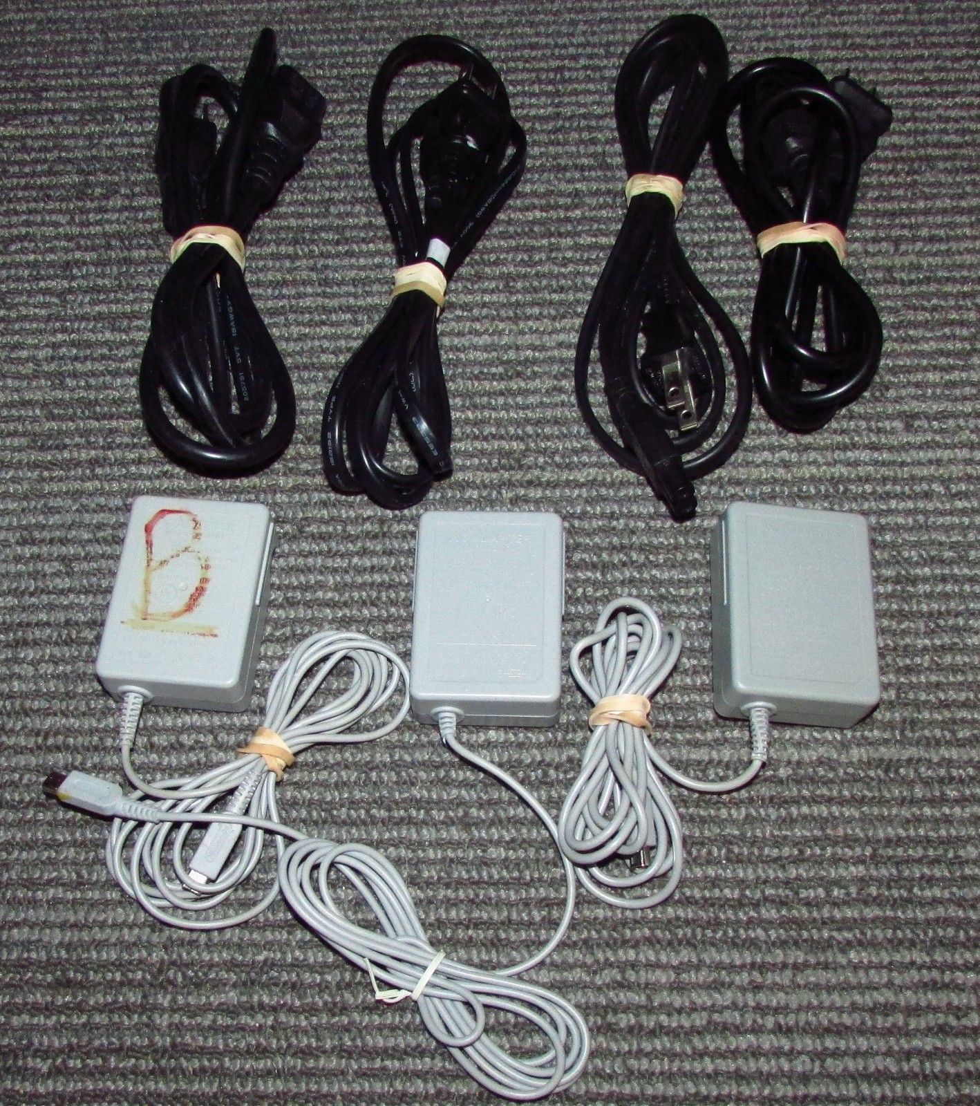 Lot of 24 Video Game Console AC Power Supplies – Nintendo – Playstation – Xbox