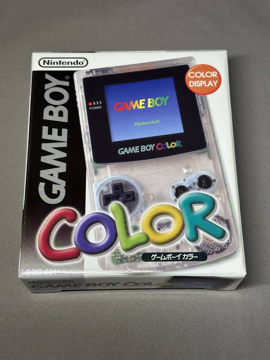 Nintendo Game Boy Color Handheld Console Clear Model CGB-S-SA