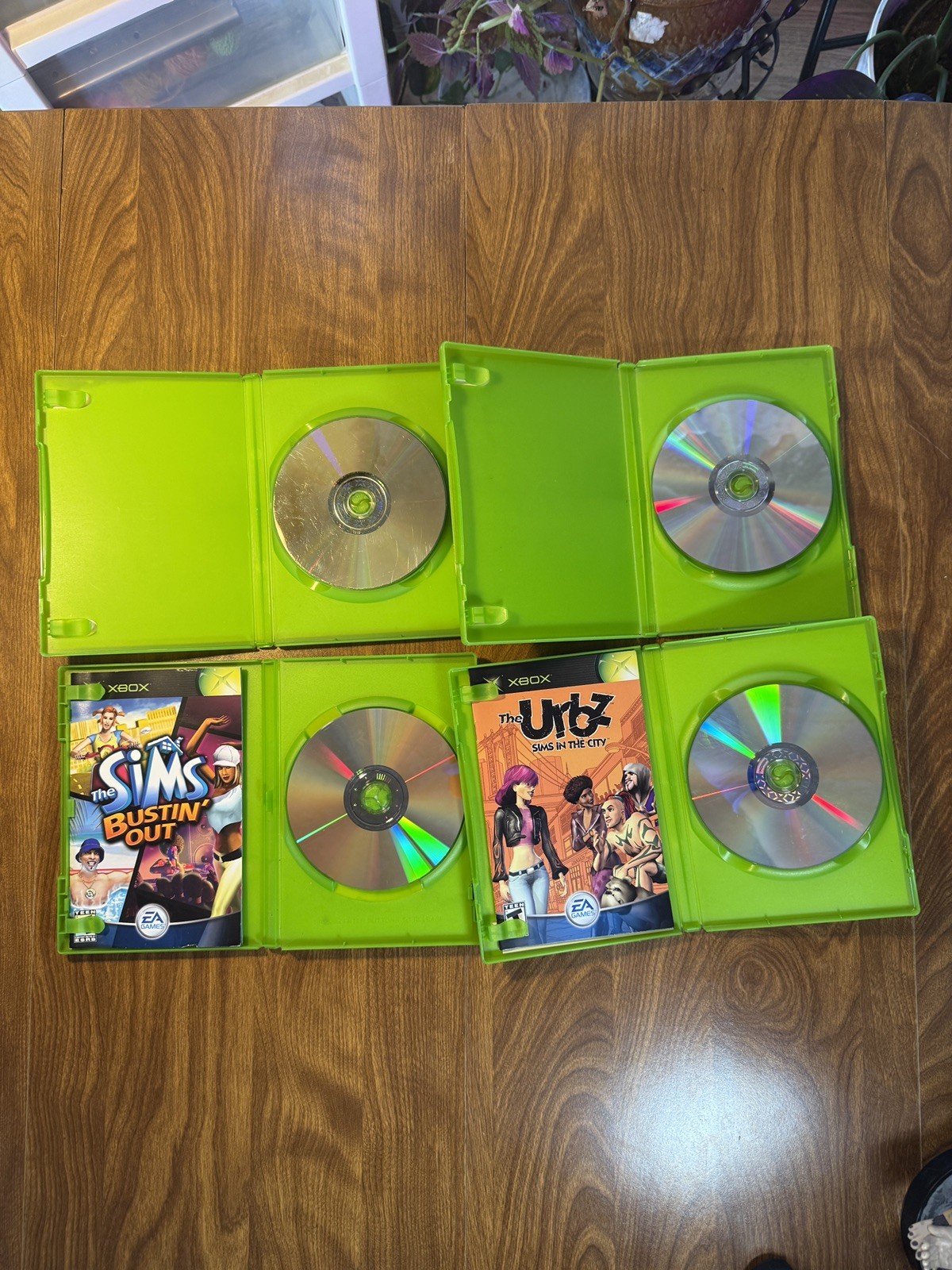 The Sims Original Xbox Game Lot 4 Games – 1 Bustin Out & Urbz Life Simulation