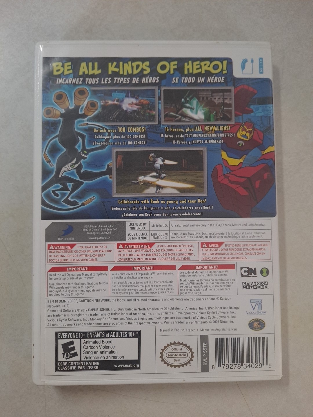 Ben 10: Omniverse (Nintendo Wii, 2012) CIB Complete