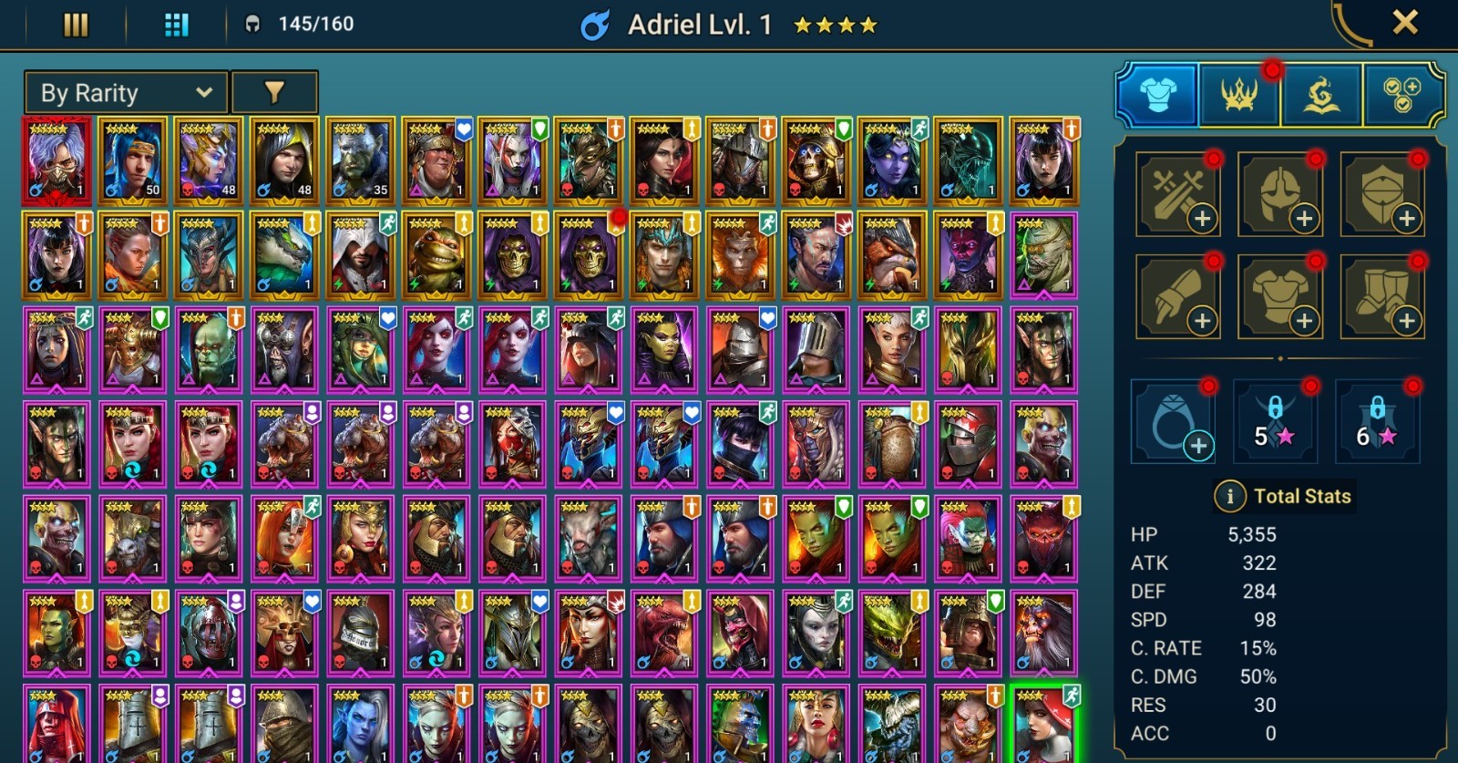 Raid Shadow Legends | Starter Mythical – Toshiro : 96k energy / 30 Legendary