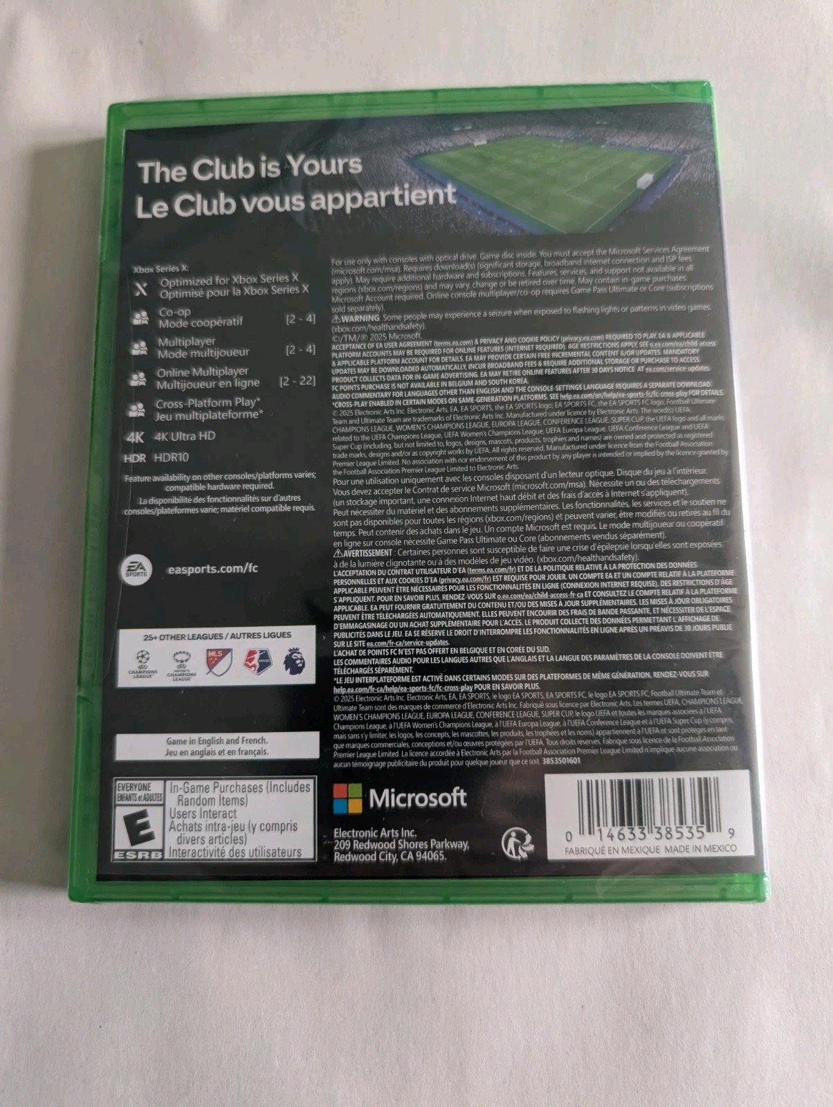 EA Sports FC 26 – Microsoft Xbox Series X|S Brand New Sealed