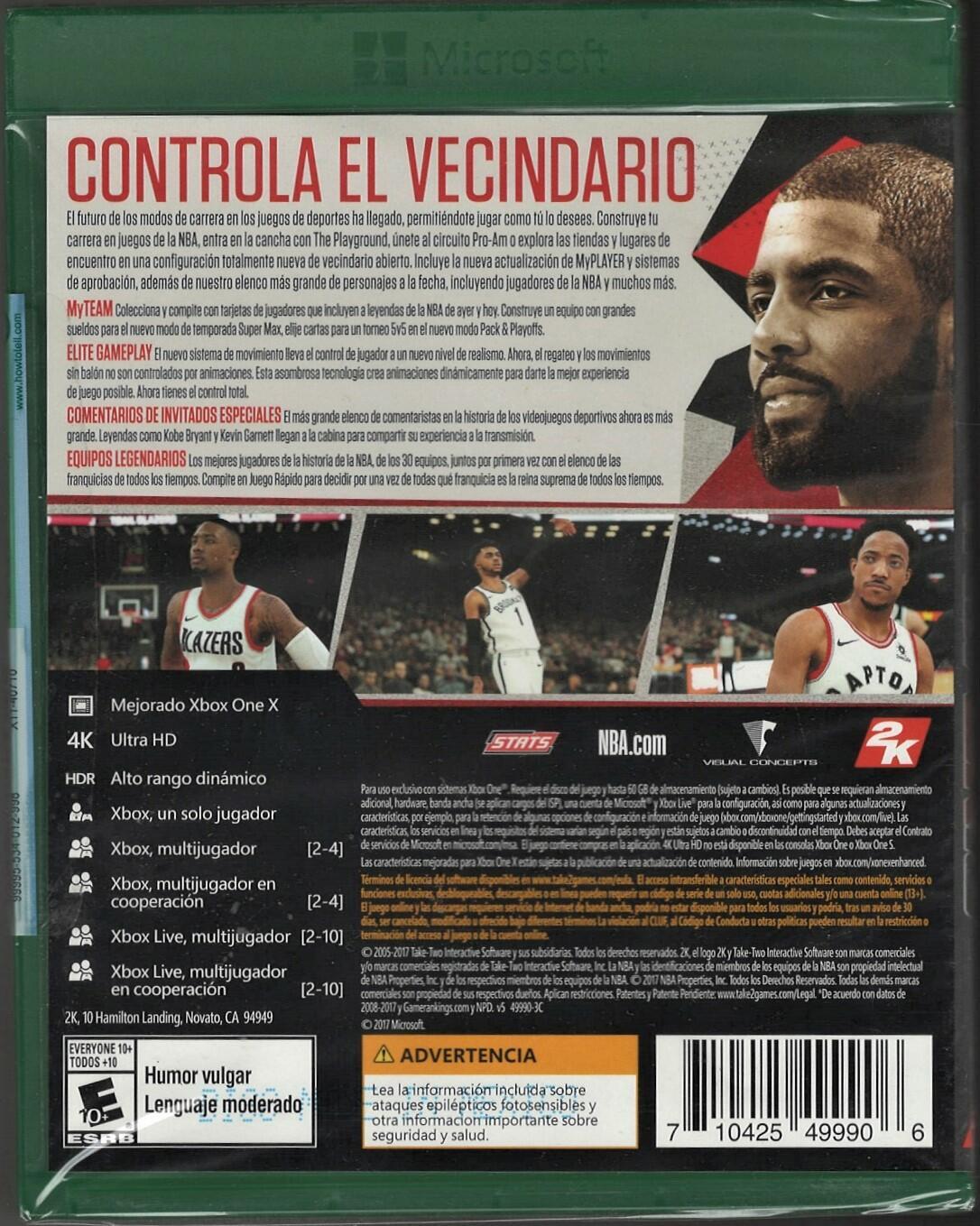 NBA 2K18 Xbox One (Brand New Factory Sealed US Version) xbox_one