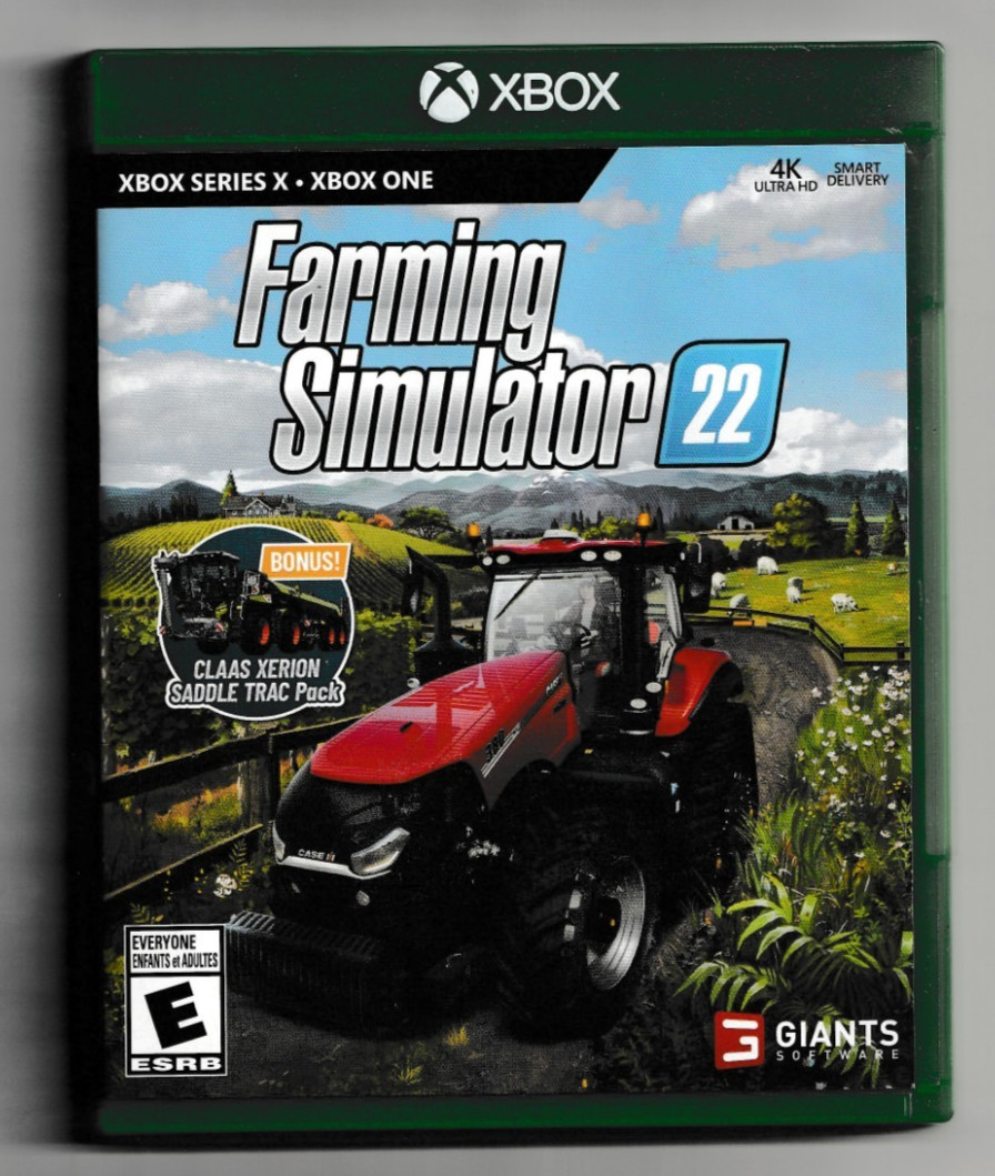 XBOX SERIES X ONE Video Game FARMING SIMULATOR 22 TESTED COMPLETE w/Manual 2021