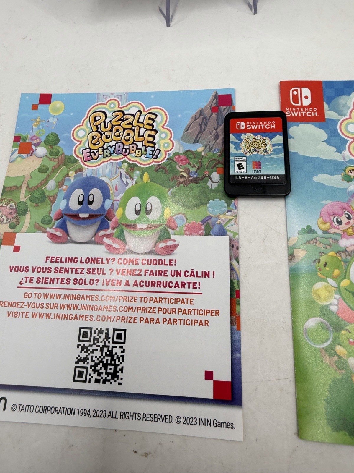 Puzzle Bobble Every Bubble (Nintendo Switch, 2023) CIB GREAT CONDITION Fast Ship