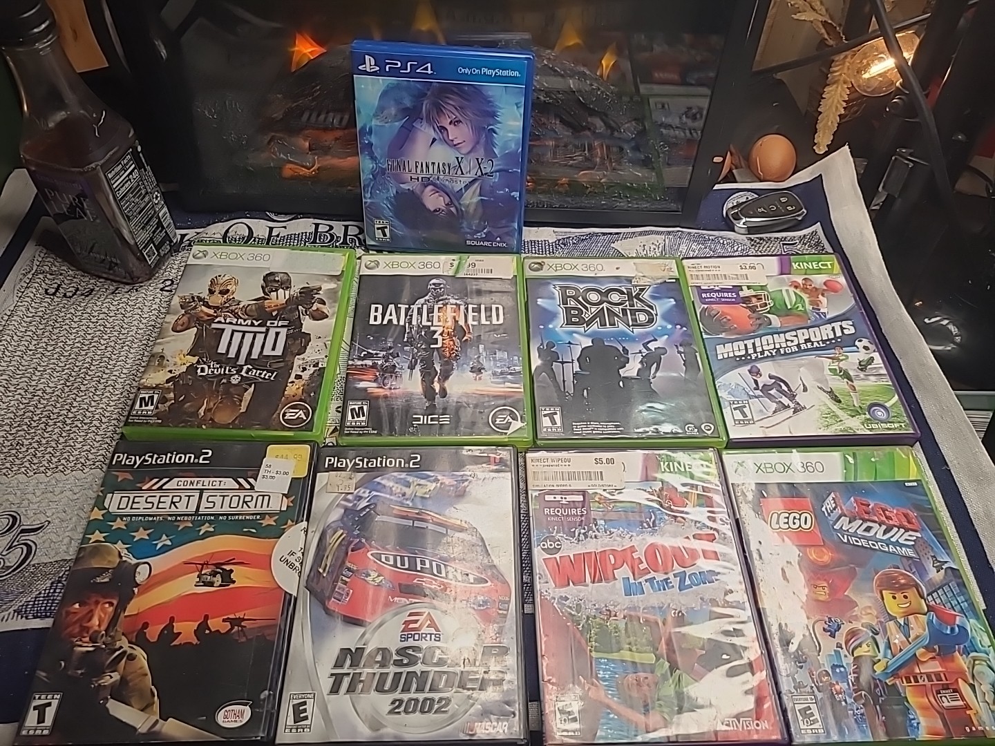 Used Video Game Lot Not Sure If They Work