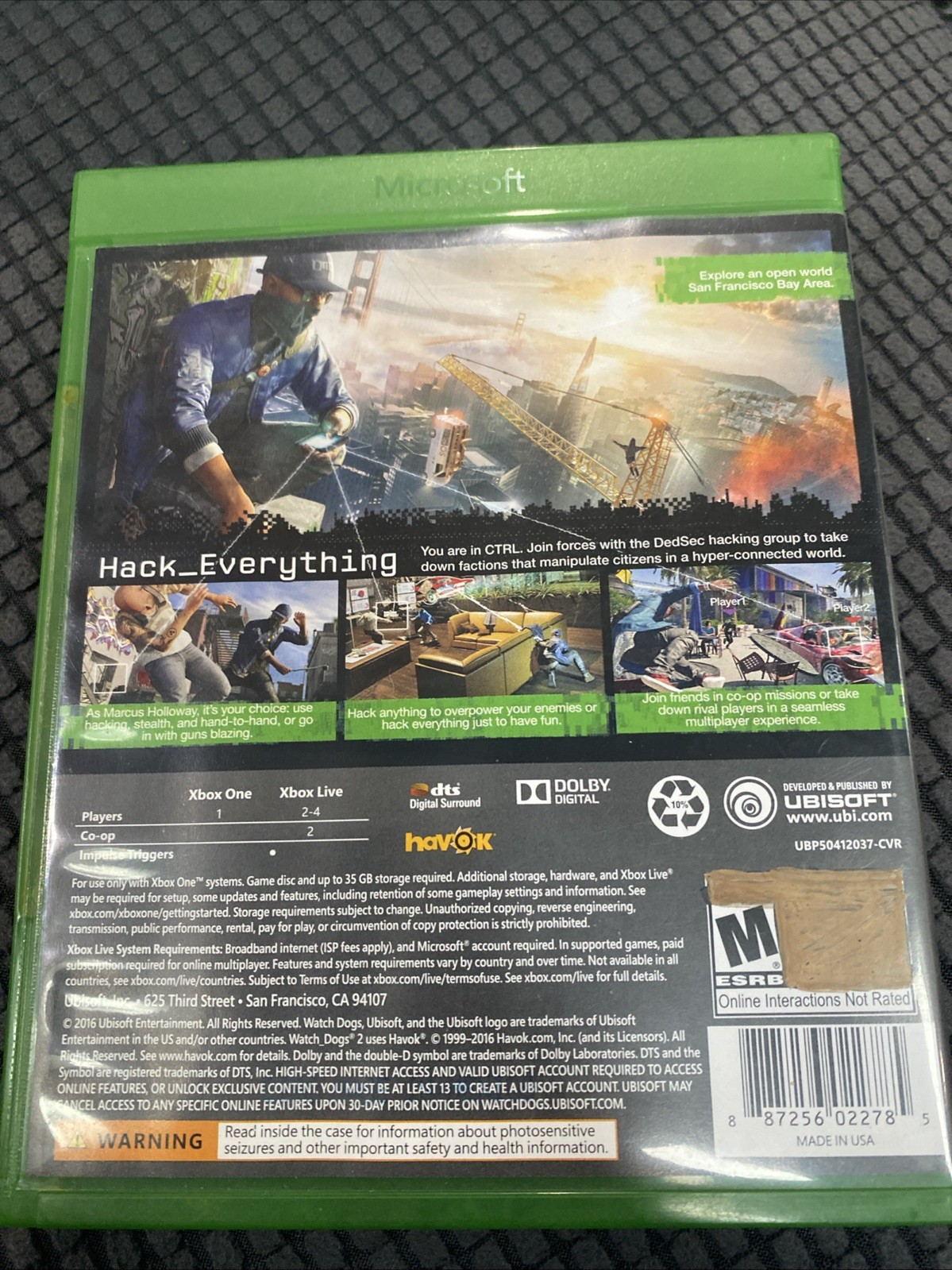 Watch Dogs 2 – Microsoft Xbox One