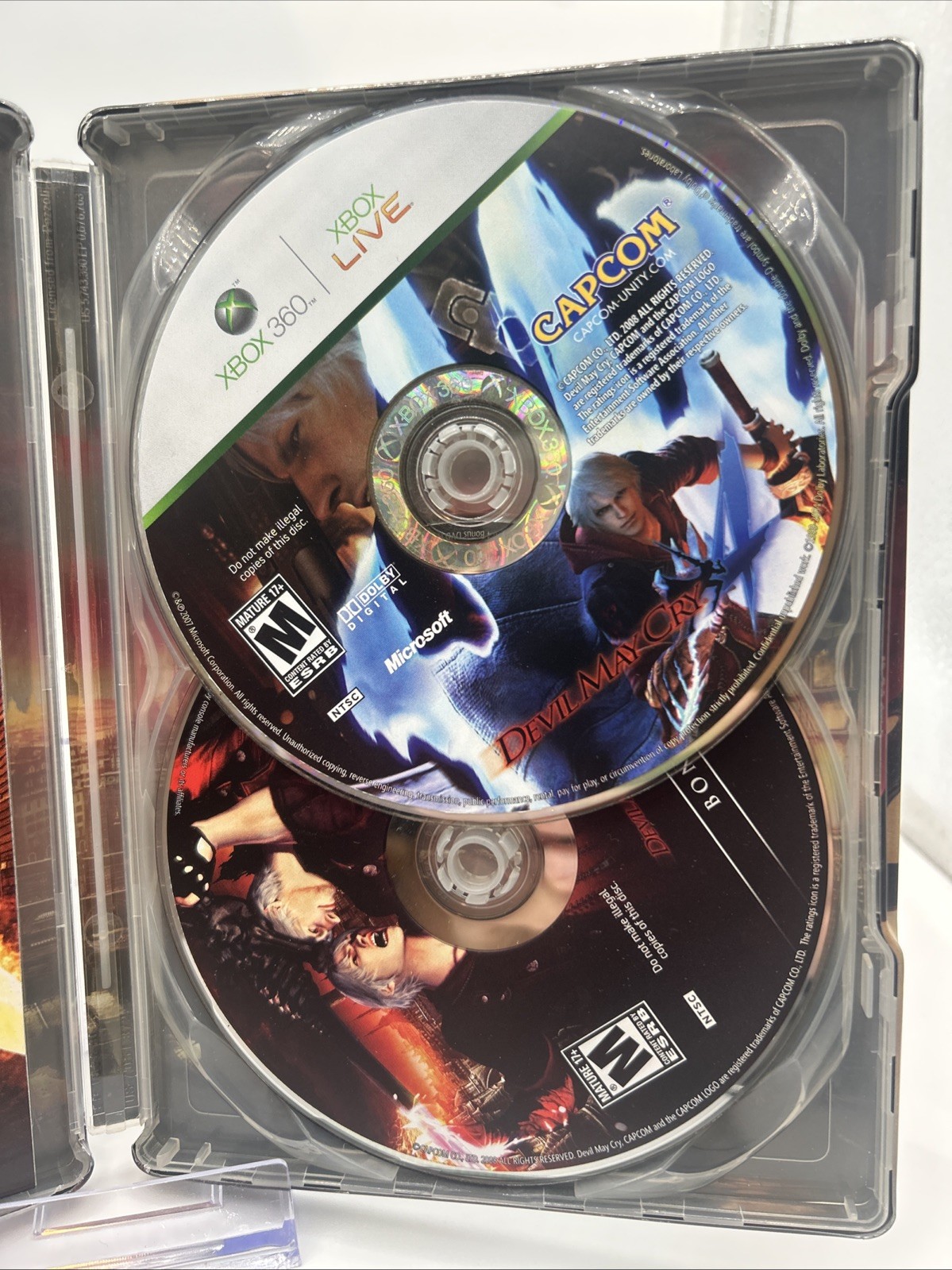 Devil May Cry 4 Collectors Edition – Microsoft Xbox 360 With Bonus Disc Clean