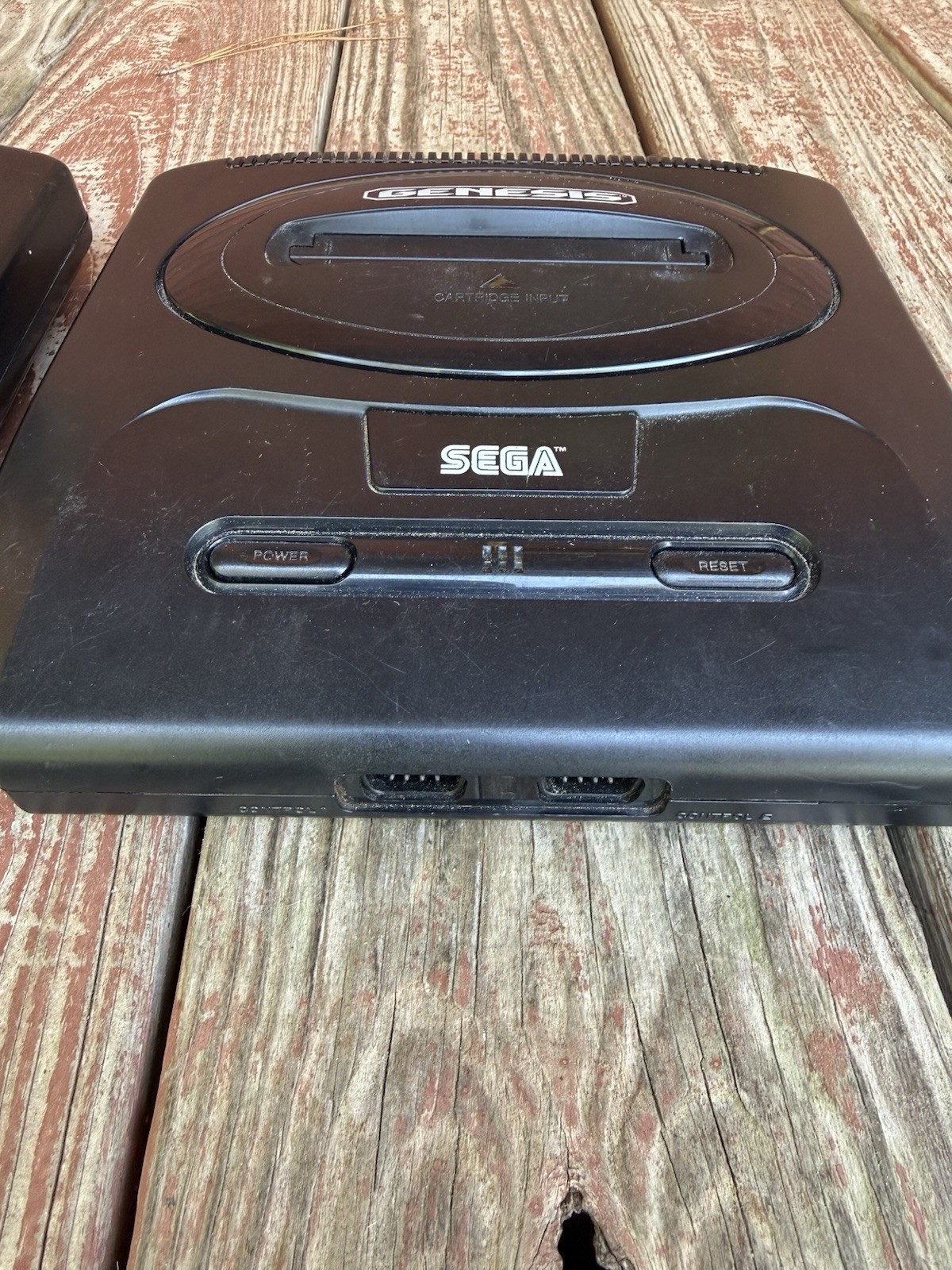 SEGA Genesis Console Lot (2) Model 2 MK-1631 For Parts Or Repair Both Power On