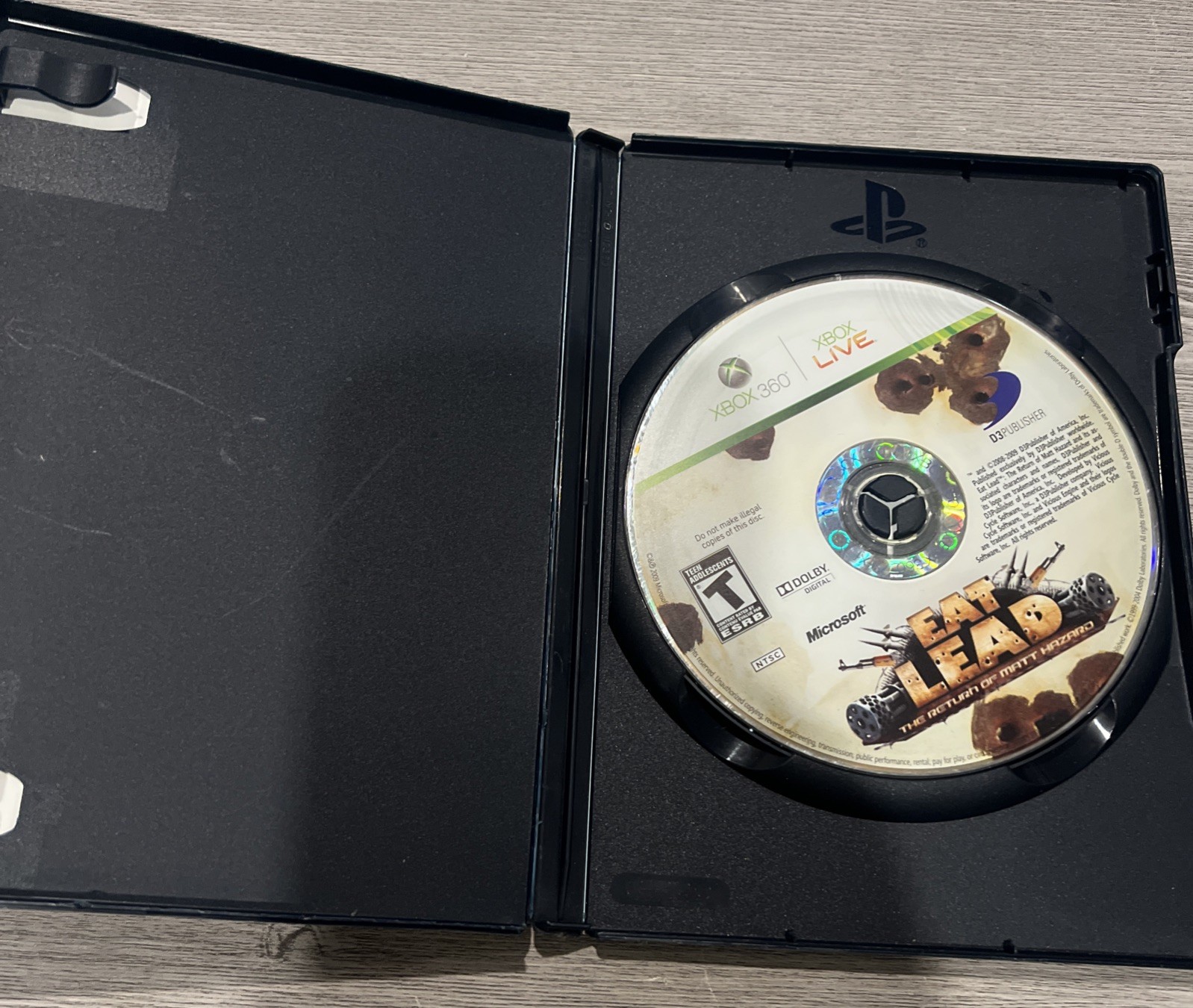 Eat Lead: The Return of Matt Hazard (Xbox 360) Rare – NO Manual – FREE SHIP!