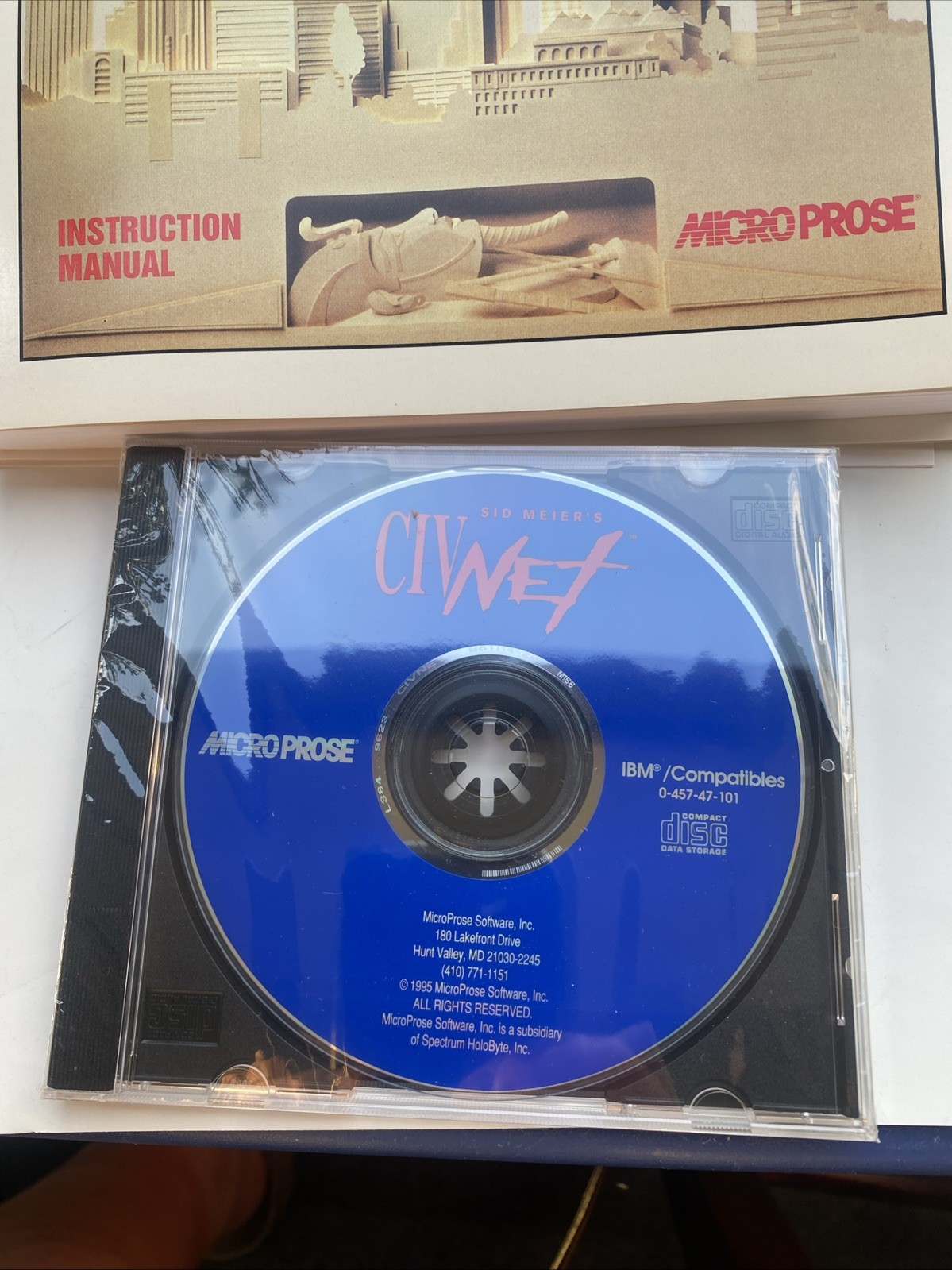 Sid Meier’s CIVNET (PC, 1995) BIG BOX Brand New Sealed