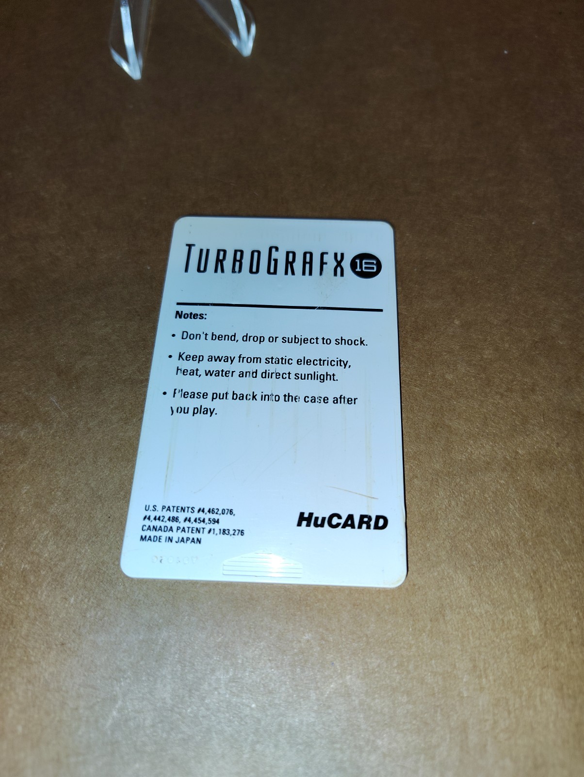 R-Type 89′ (TurboGrafx-16) & World Class Baseball 89′ Hu CARDS Only