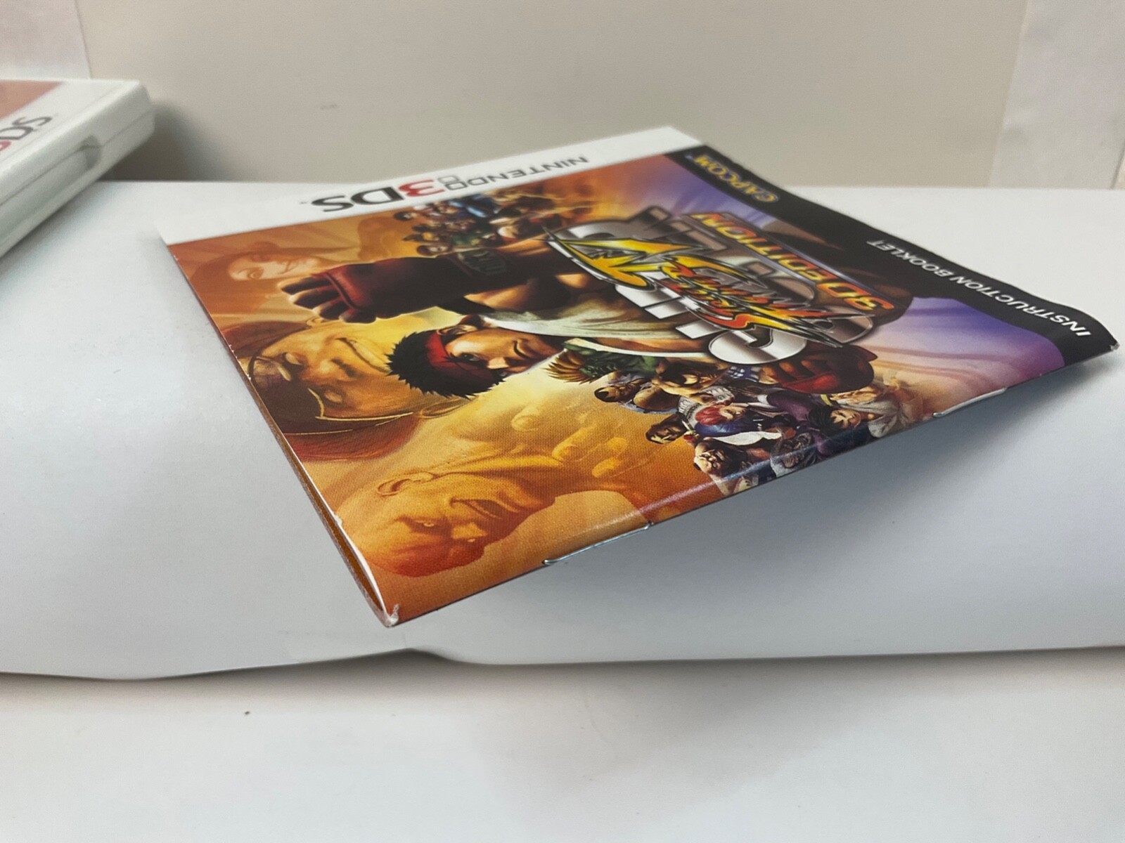 Manual & Case Only** Super Street Fighter IV 3D Edition Nintendo 3DS Replacement