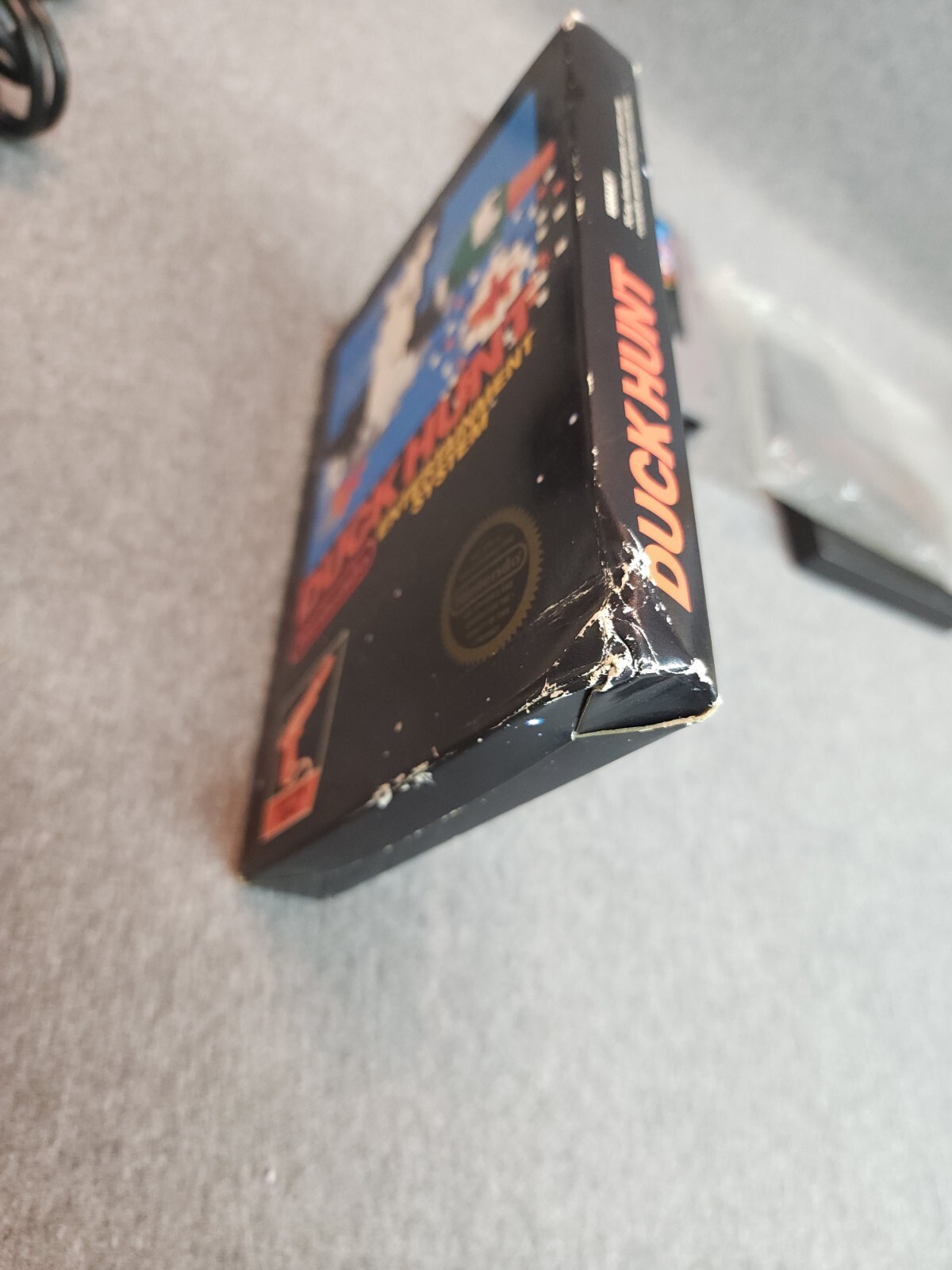 Duck Hunt NES Nintendo Entertainment 5-Screw, Unpunched Black Box!!READ