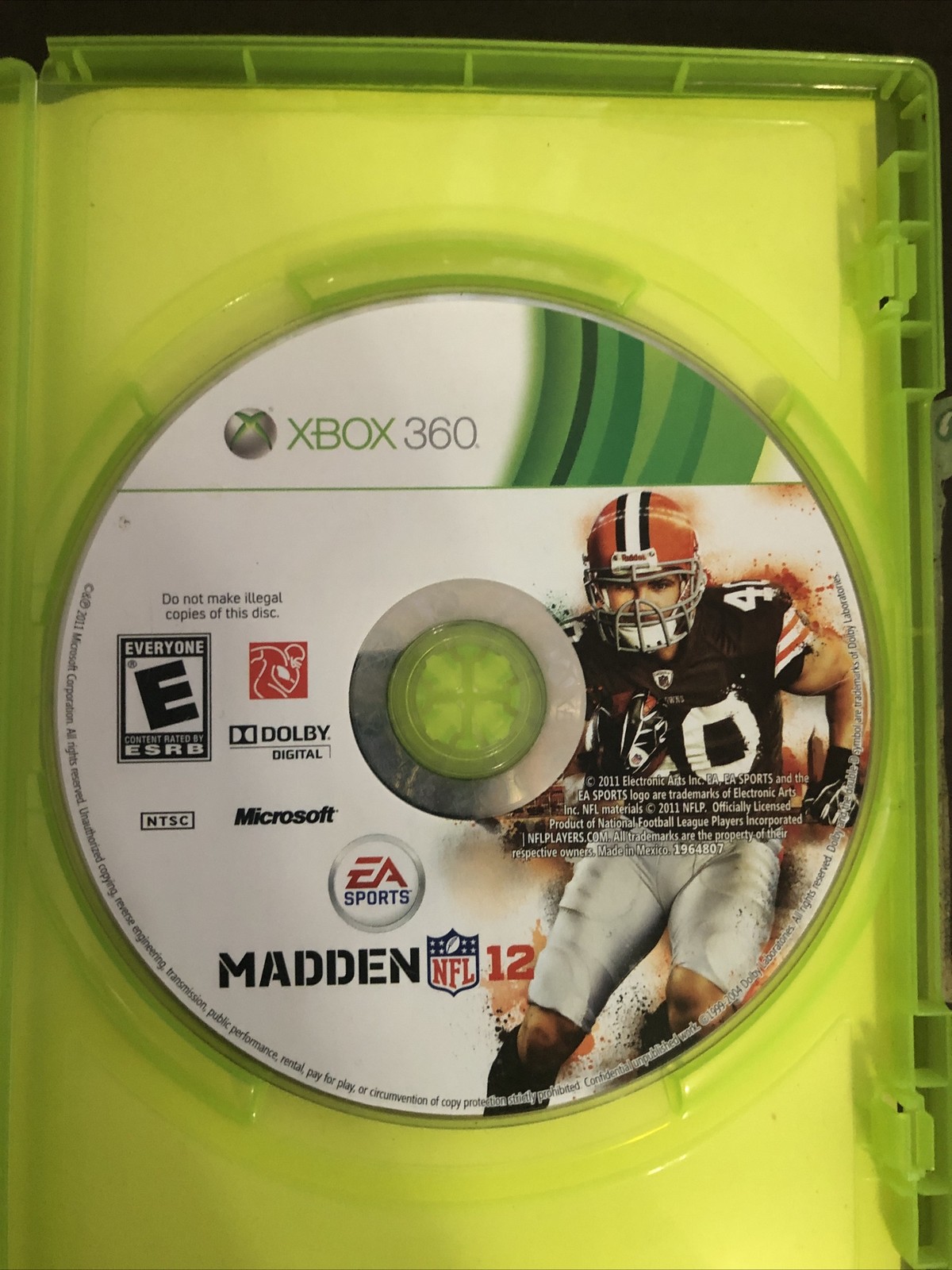 Madden NFL 12 (Microsoft Xbox 360, 2011)