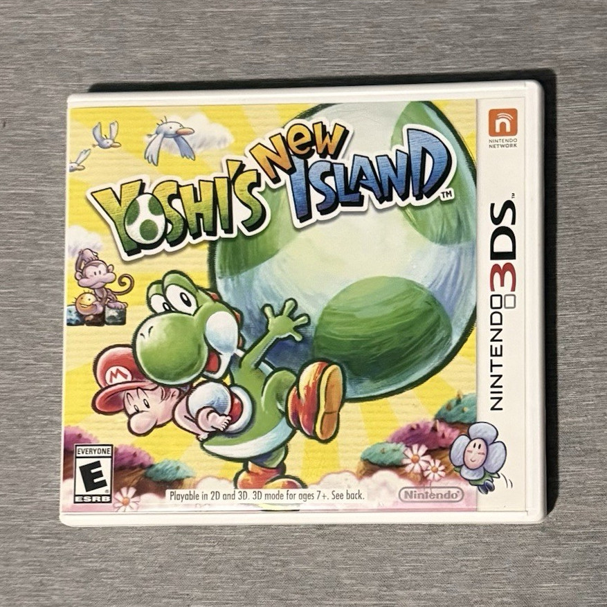 Yoshi’s New Island (Nintendo 3DS) w/ Case, Yoshi Series