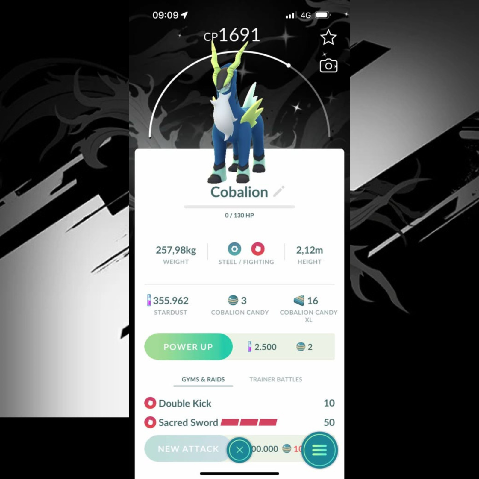 Pokémon G0 – Shiny All Legendary – Unova Black/White Special Background – Trade