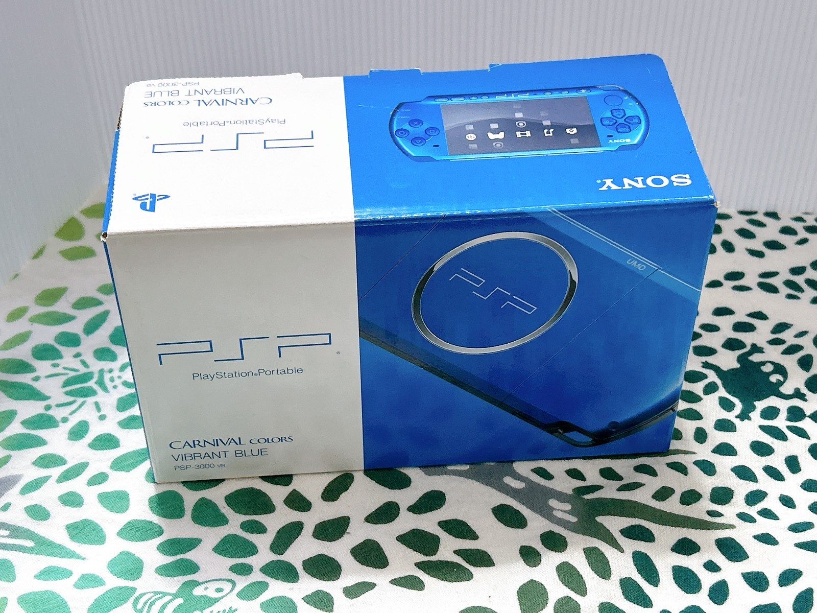 Sony PSP 3000 Console only Vibrant Blue Play Station Portable Japan JP Game Work