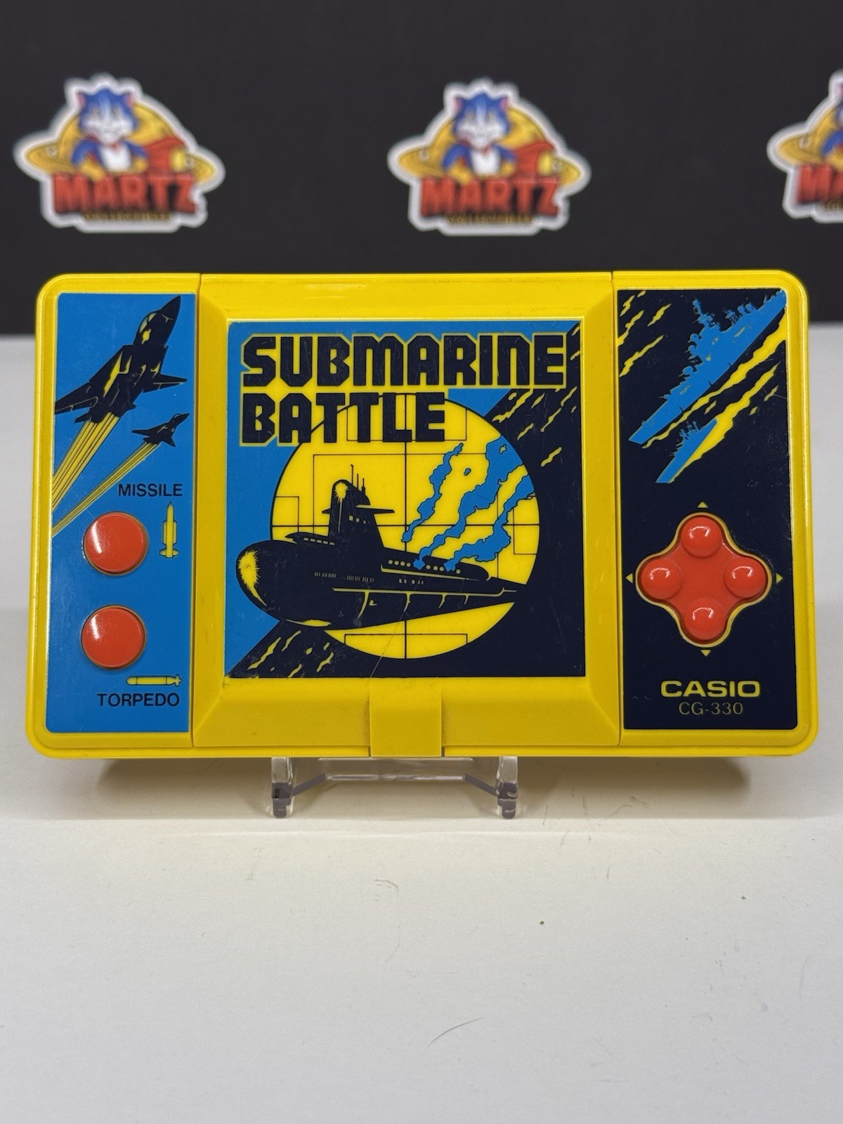 Casio CG-330 Submarine Battle Made in Argentina Fuego