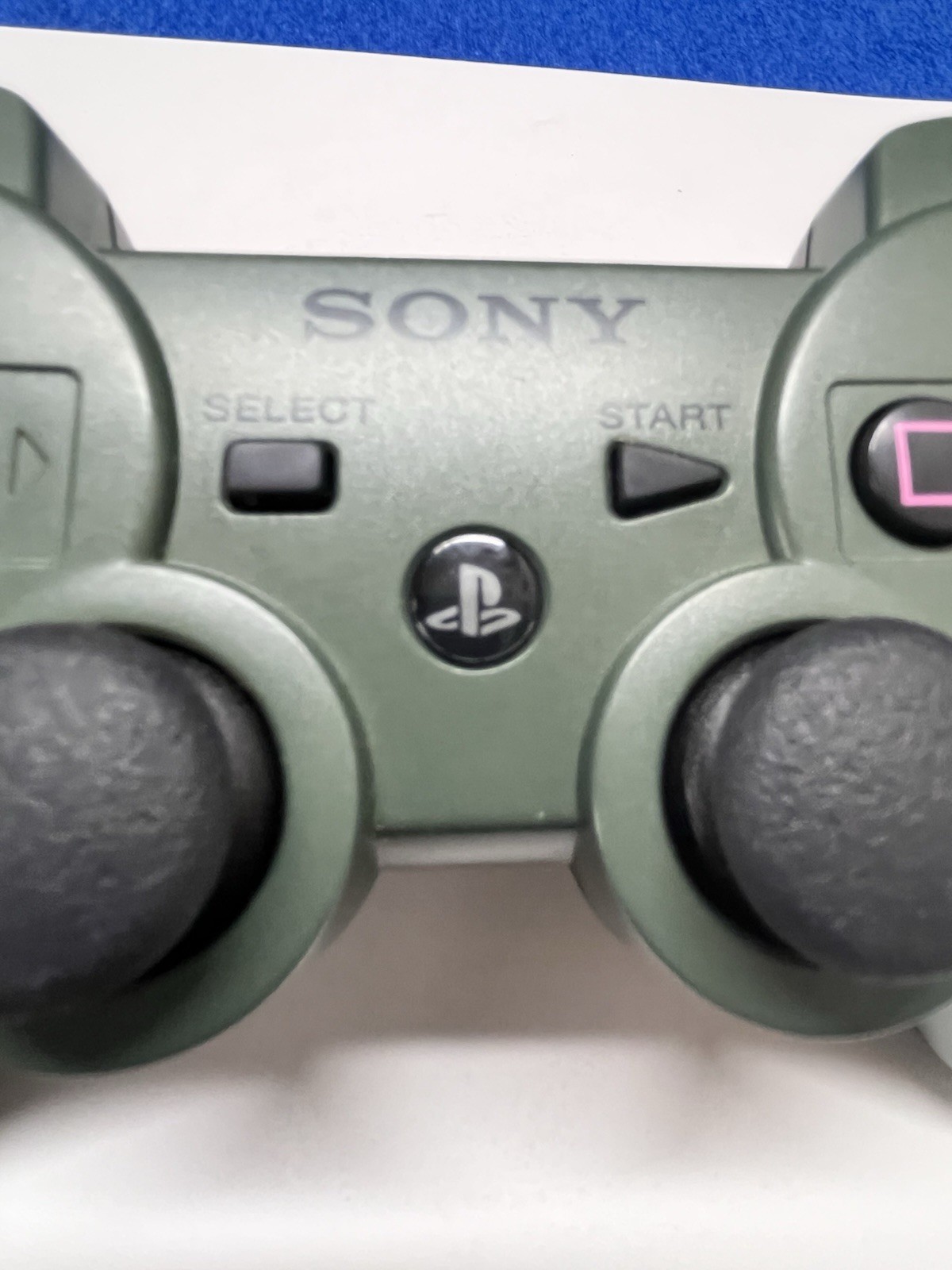 Sony PS3 DualShock 3 Wireless Controller – Green Camo OEM Tested