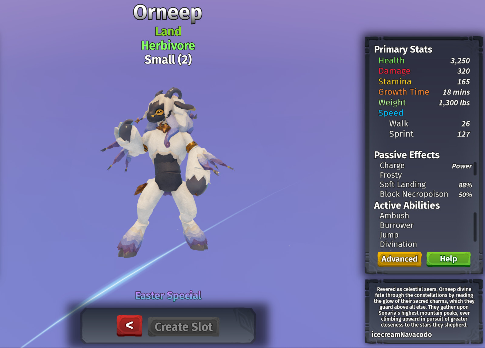 Orneep Species | Creatures of Sonaria | Roblox