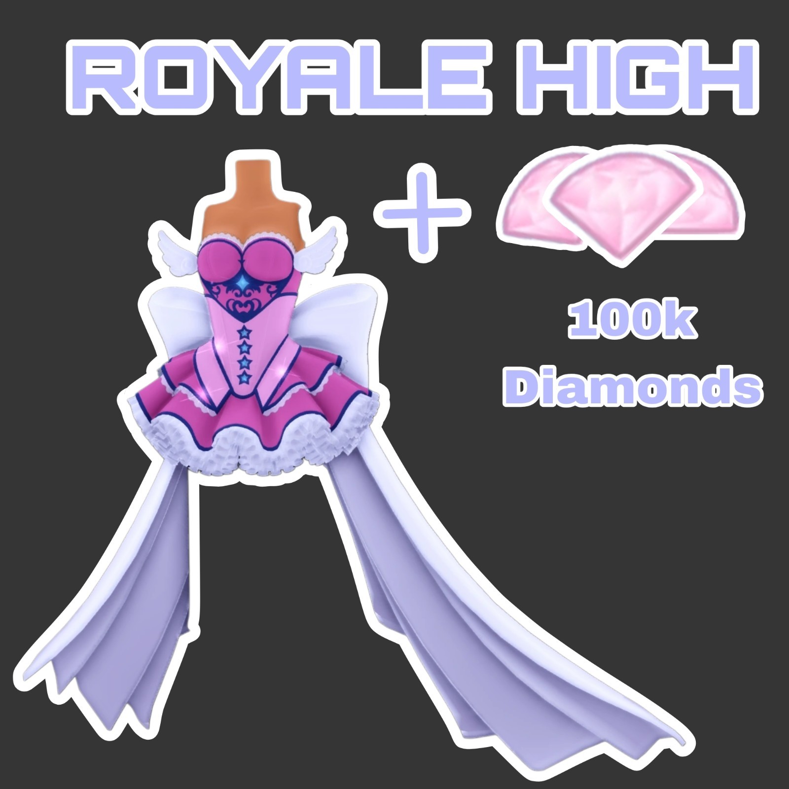 Angelic Promises Set + 100k Diamonds – FAST DELIVERY / ROYALE HIGH TOY SET