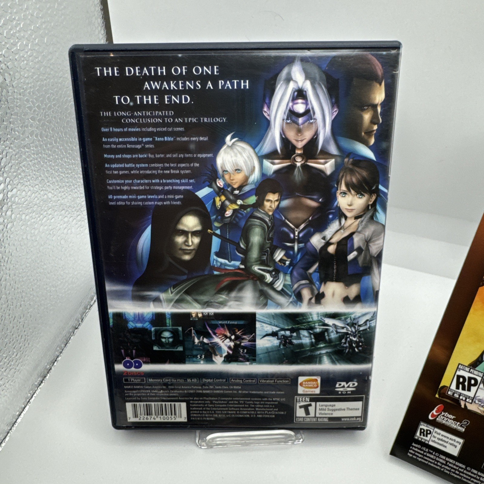 Xenosaga Episode III Also Sprach Zarathustra PS2 CIB Complete Tested