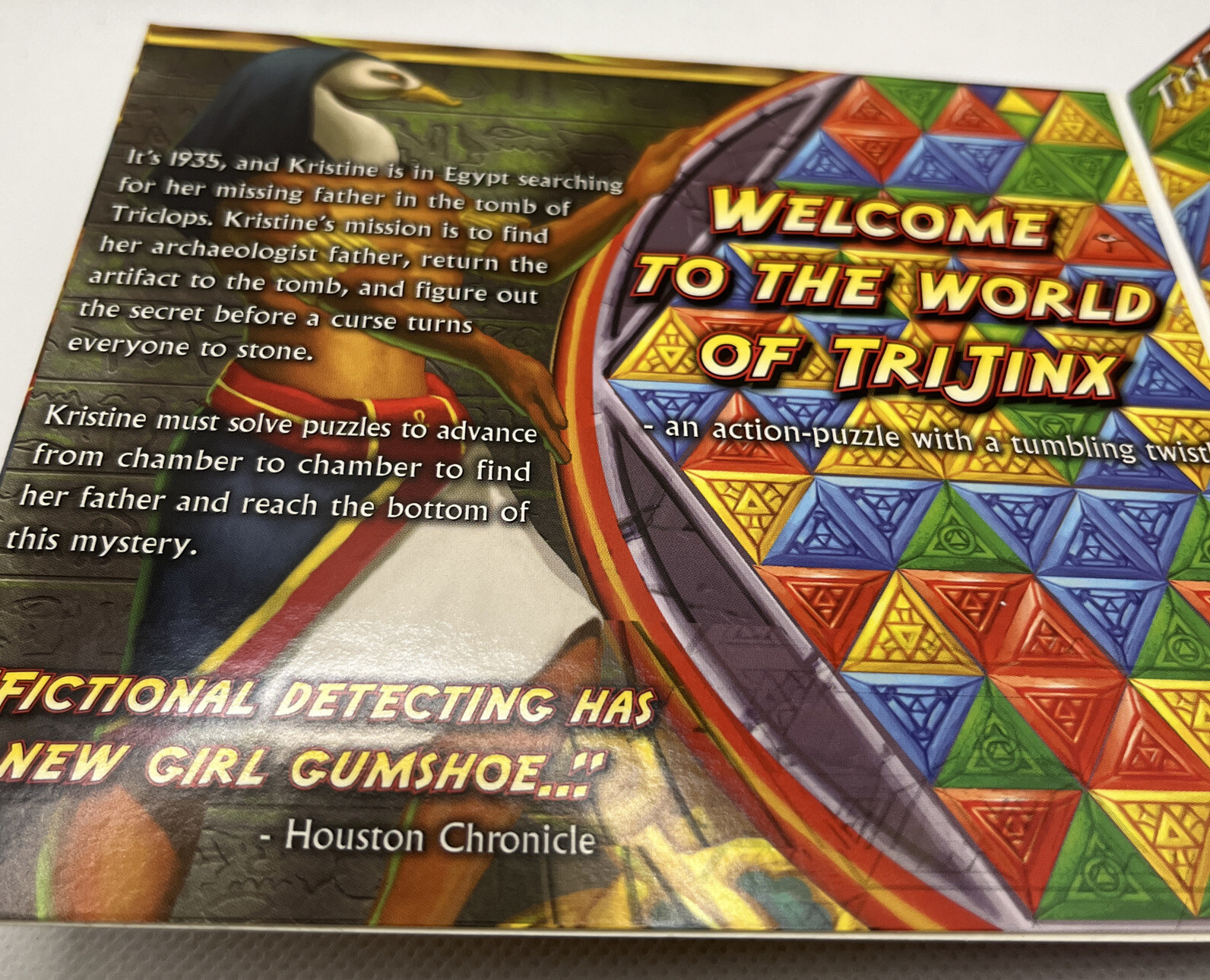 🔥 TriJinx: A Kristine Kross Mystery (PC CD-ROM, 2005, PlayFirst, Jewel Case)