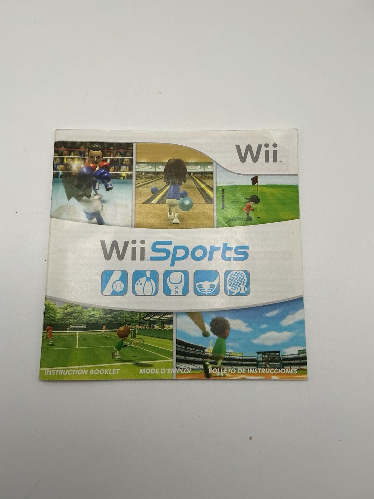 WI SPORTS (NINTENDO WII) WITH MANUAL & SLEEVE – (WBP015114)